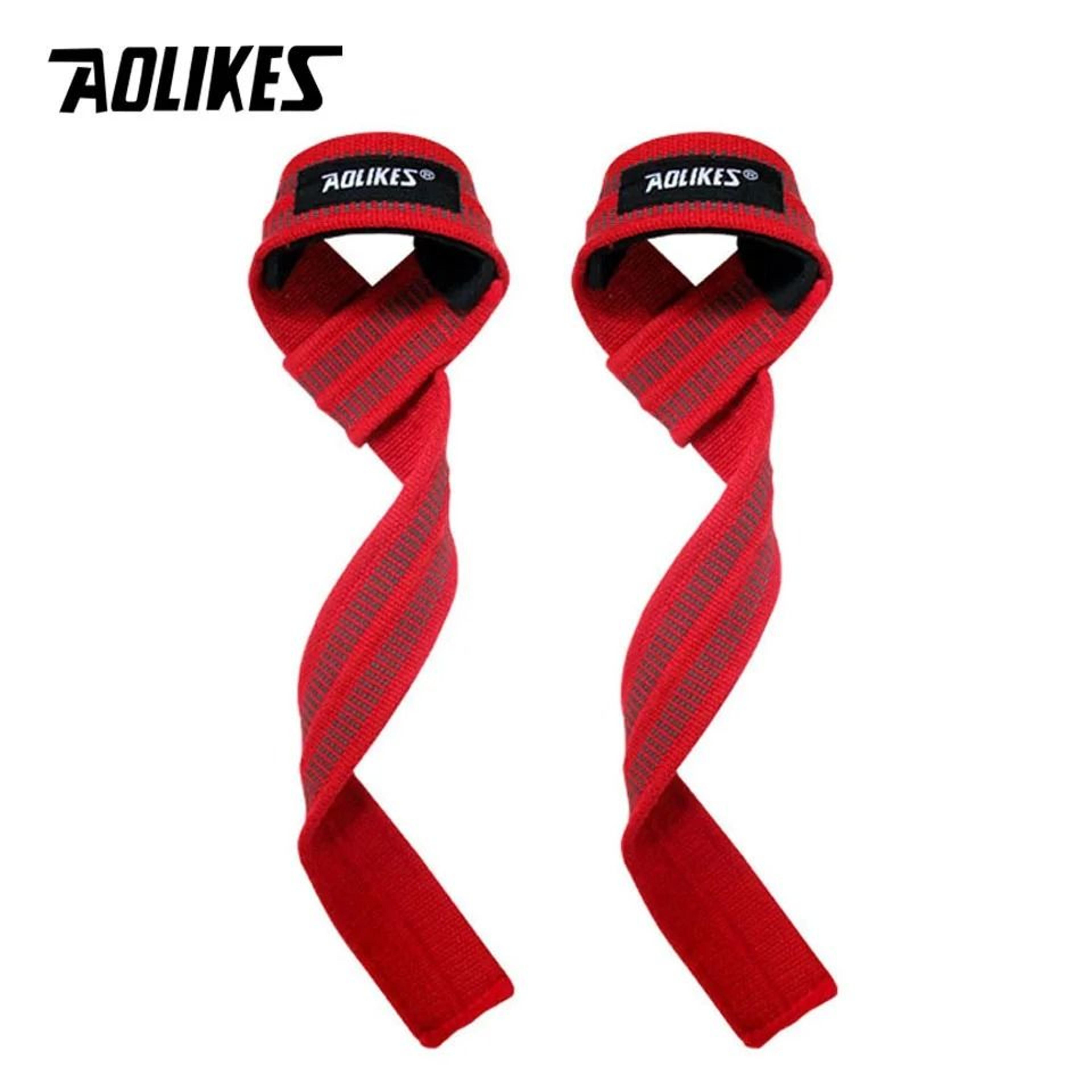 AOLIKES Anti Slip Weight Lifting Straps With Wrist Support 8