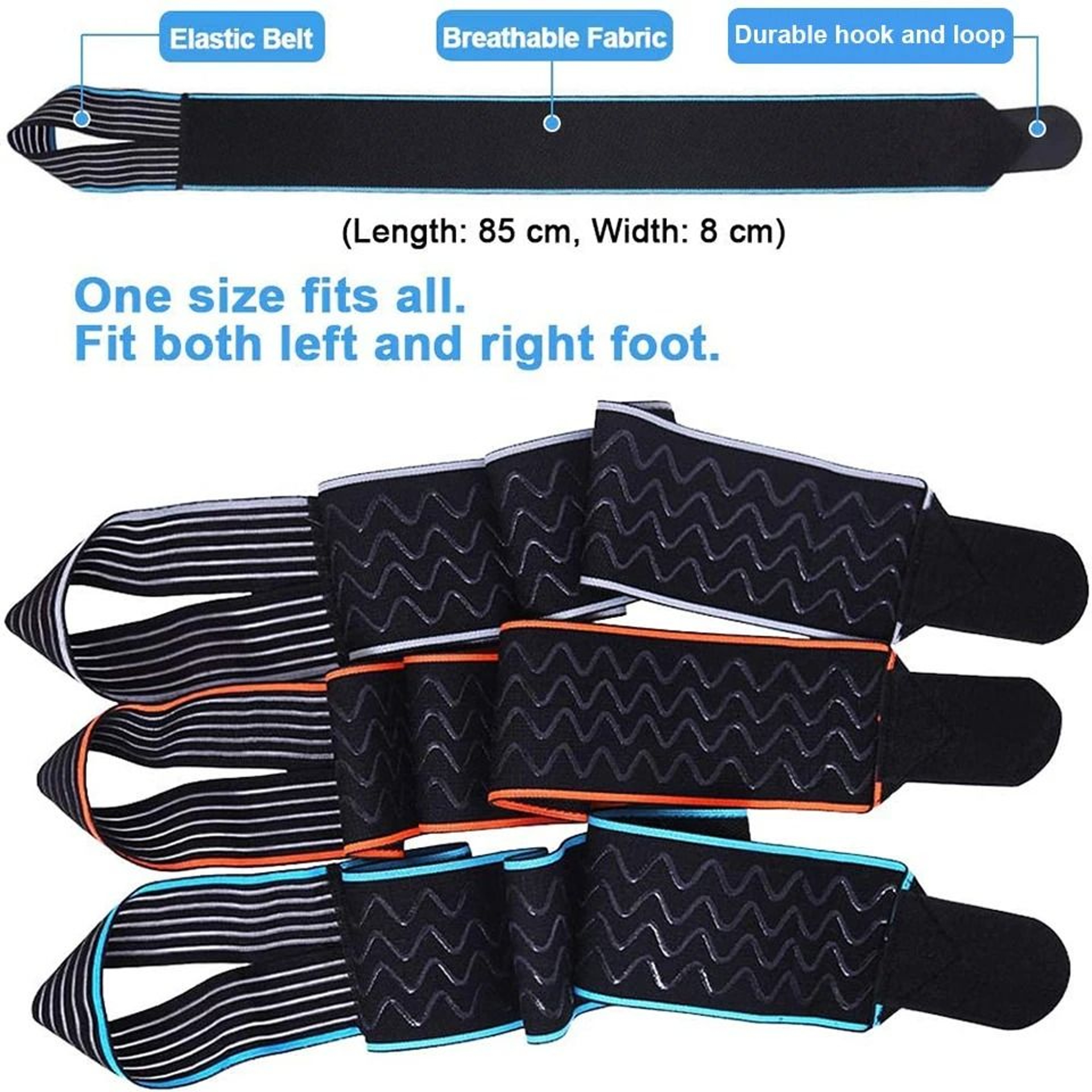 AOLIKES Adjustable Ankle Brace For Sprain Support 10