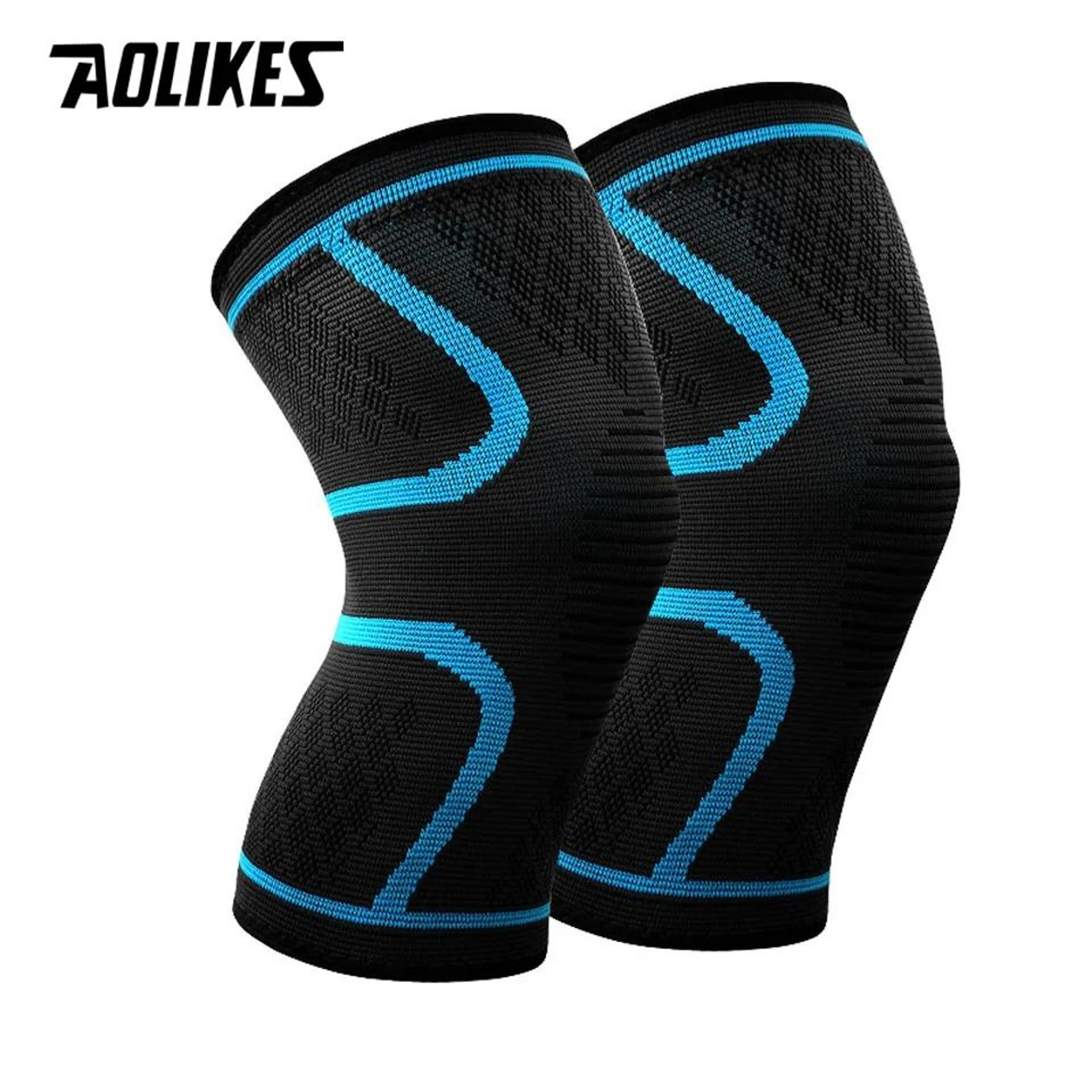 AOLIKES Knee Compression Sleeves For Running And Joint Support 1