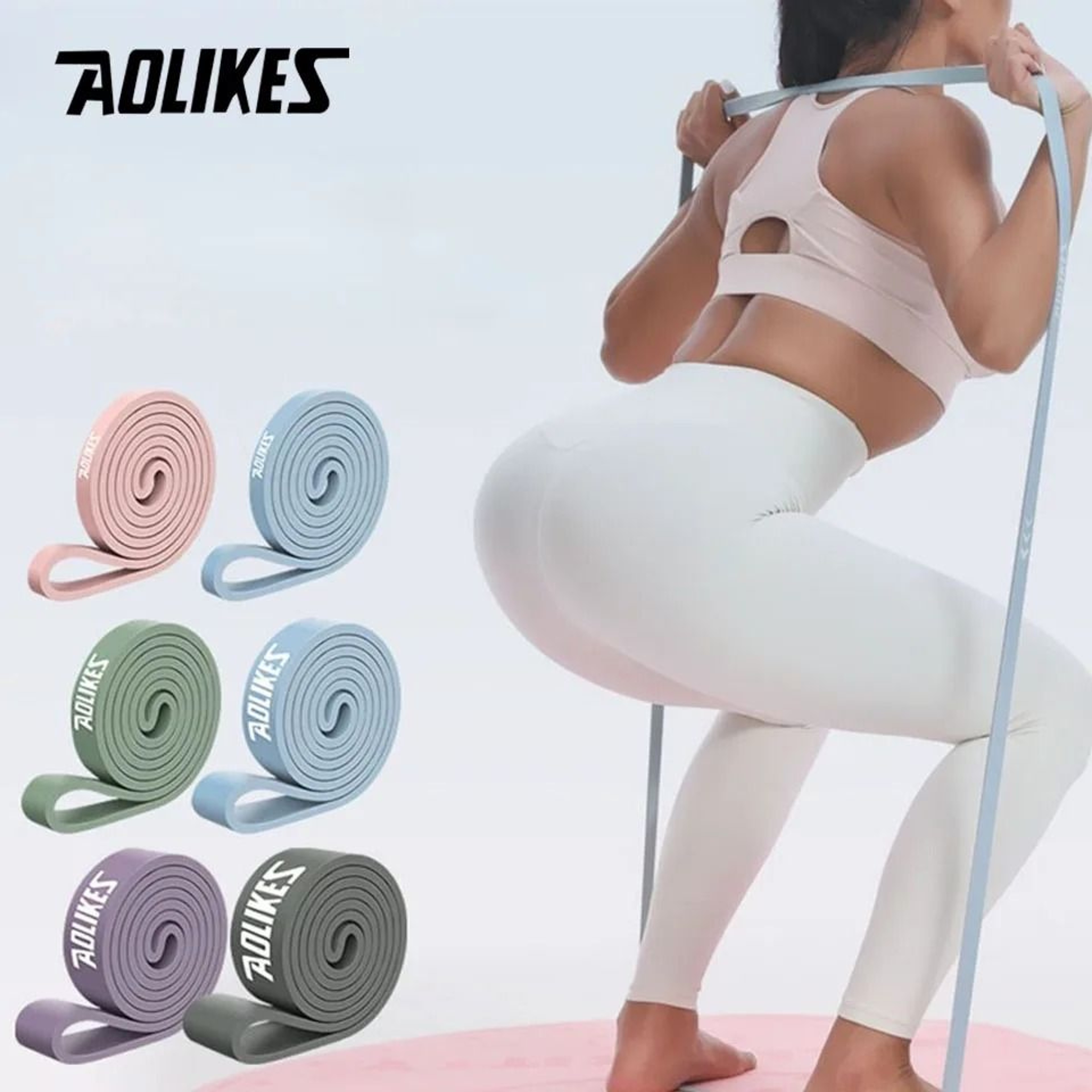 AOLIKES Pull Up Assist Band For Full Body Strength Training 0