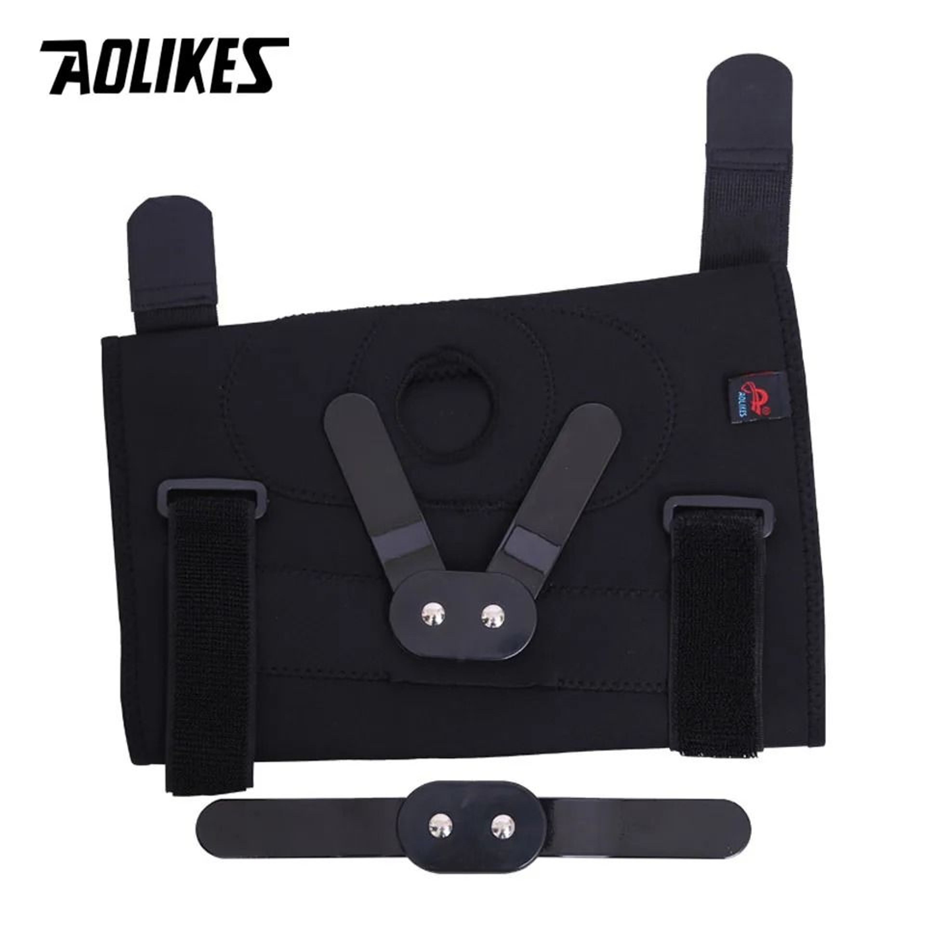 AOLIKES Hinged Knee Brace With Patella Support And Metal Stabilizers 4