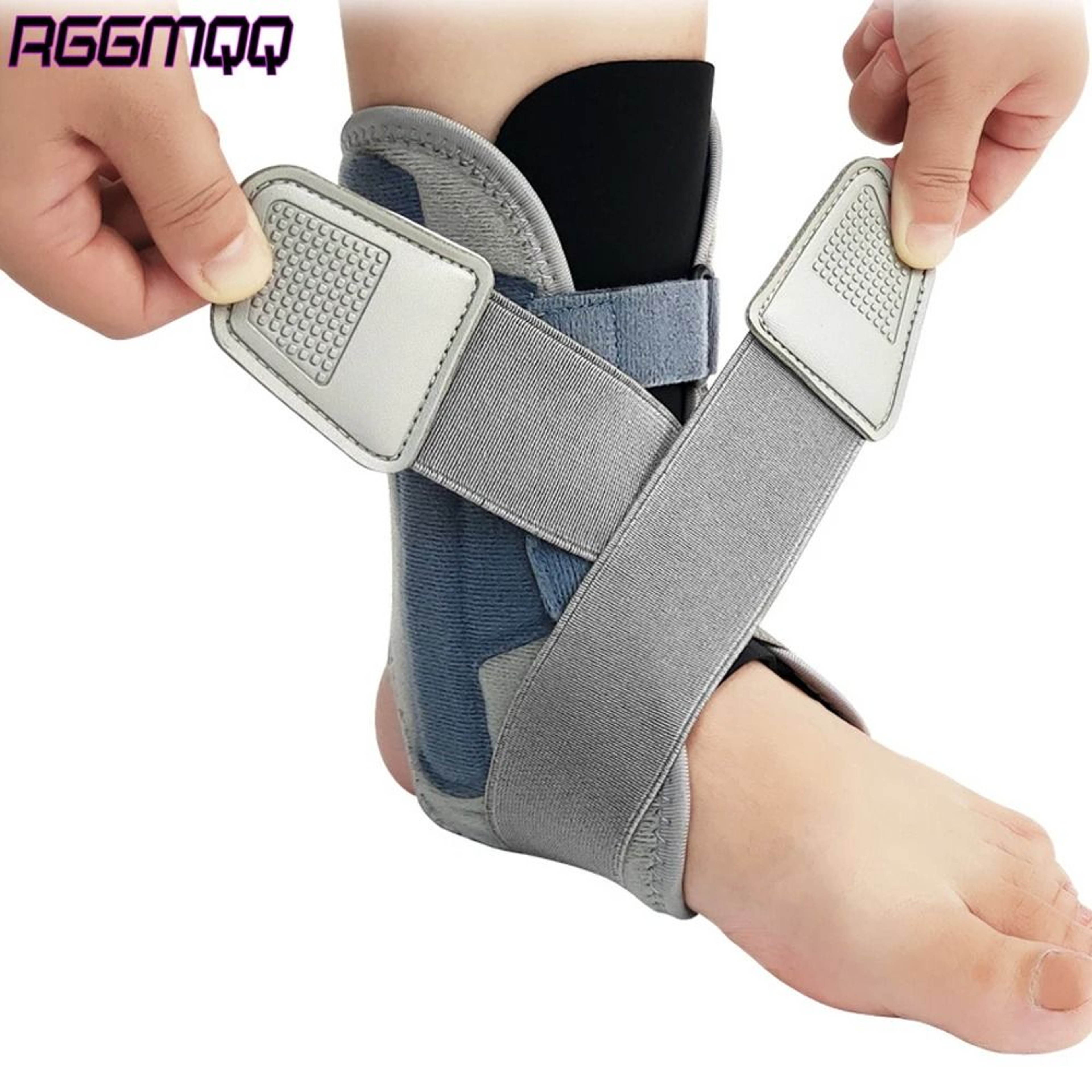 Adjustable Ankle Support Brace With Compression Stabilizing Straps 7