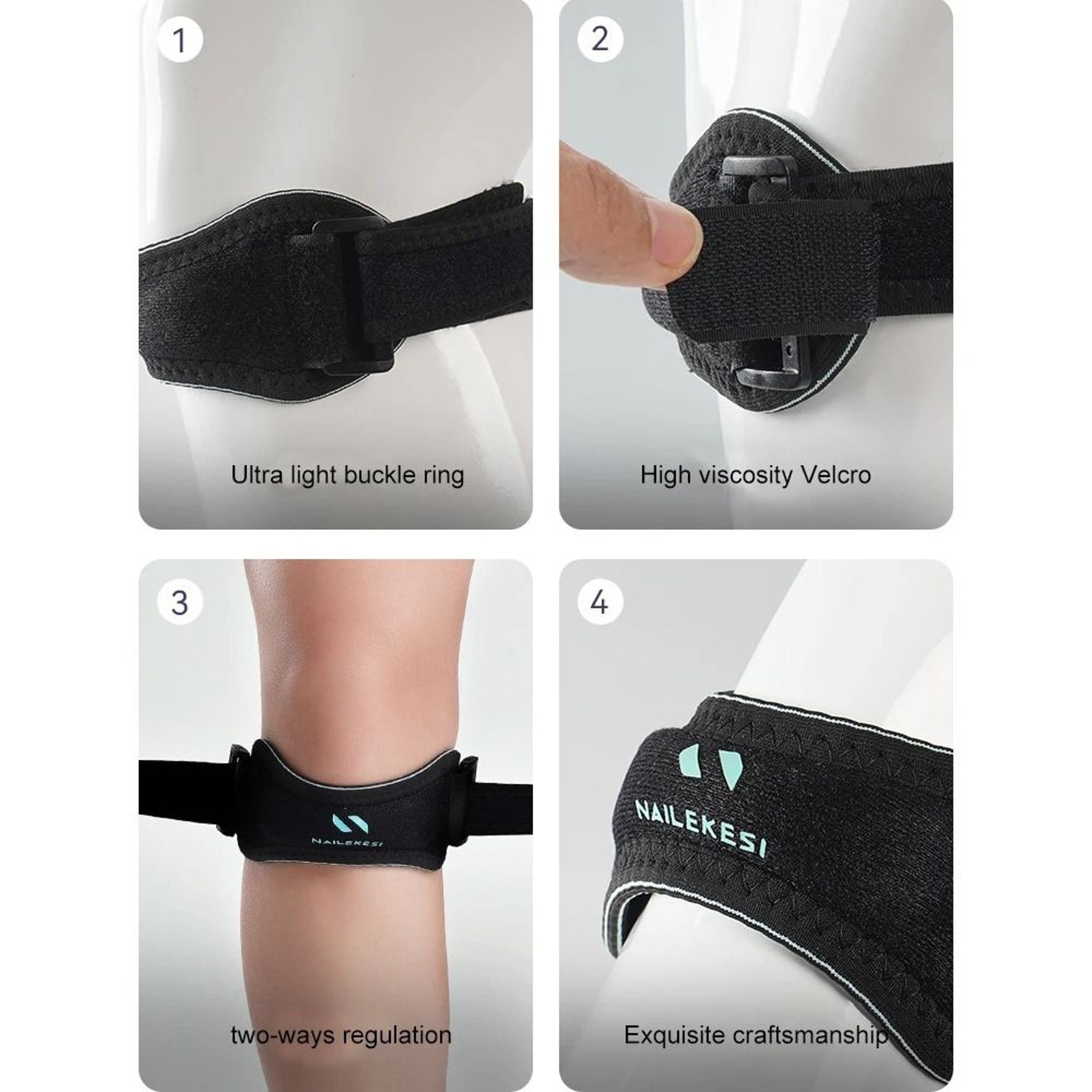 Adjustable Patella Tendon Knee Strap For Sports Support 10
