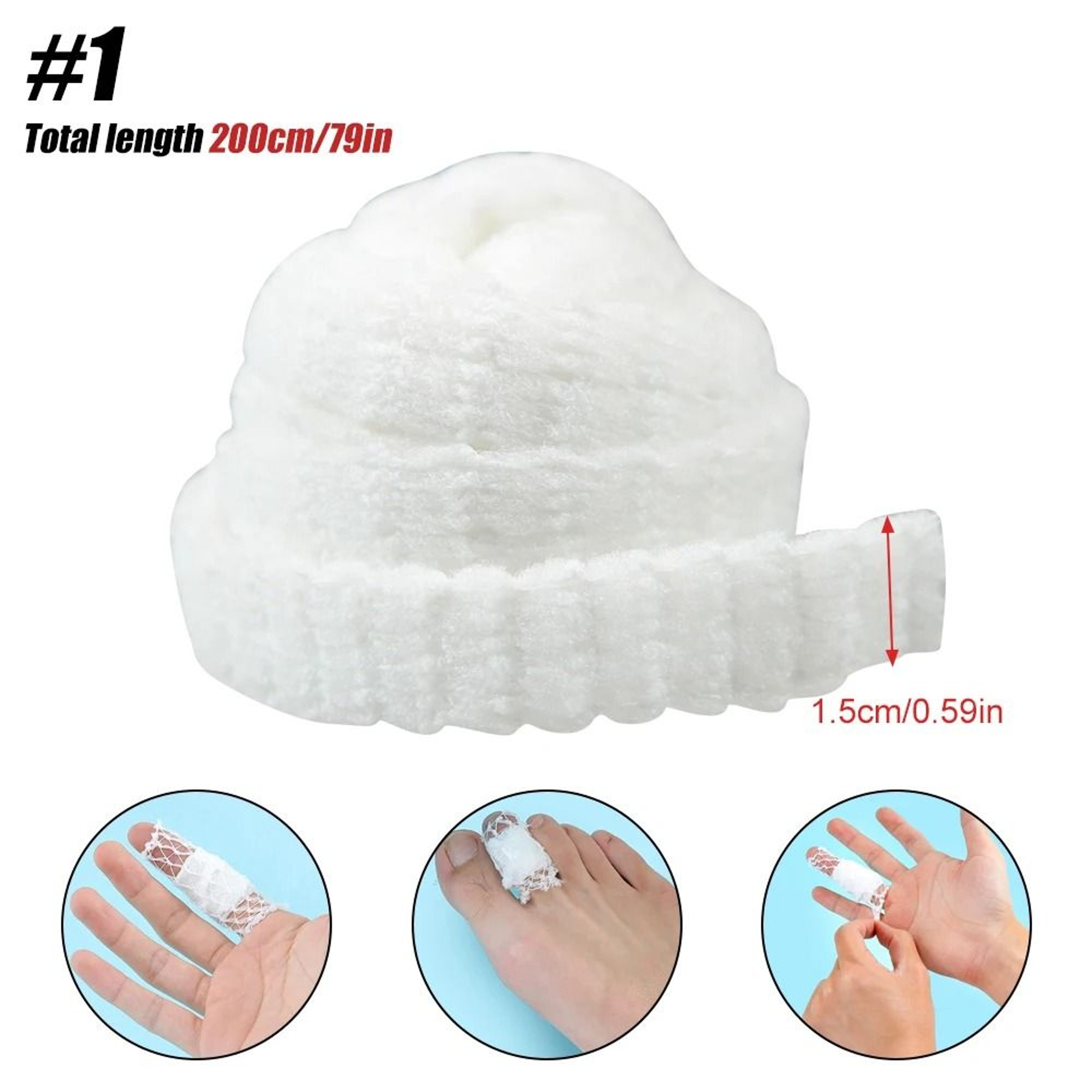 Breathable Tubular Elastic Wound Dressing Retainer 2
