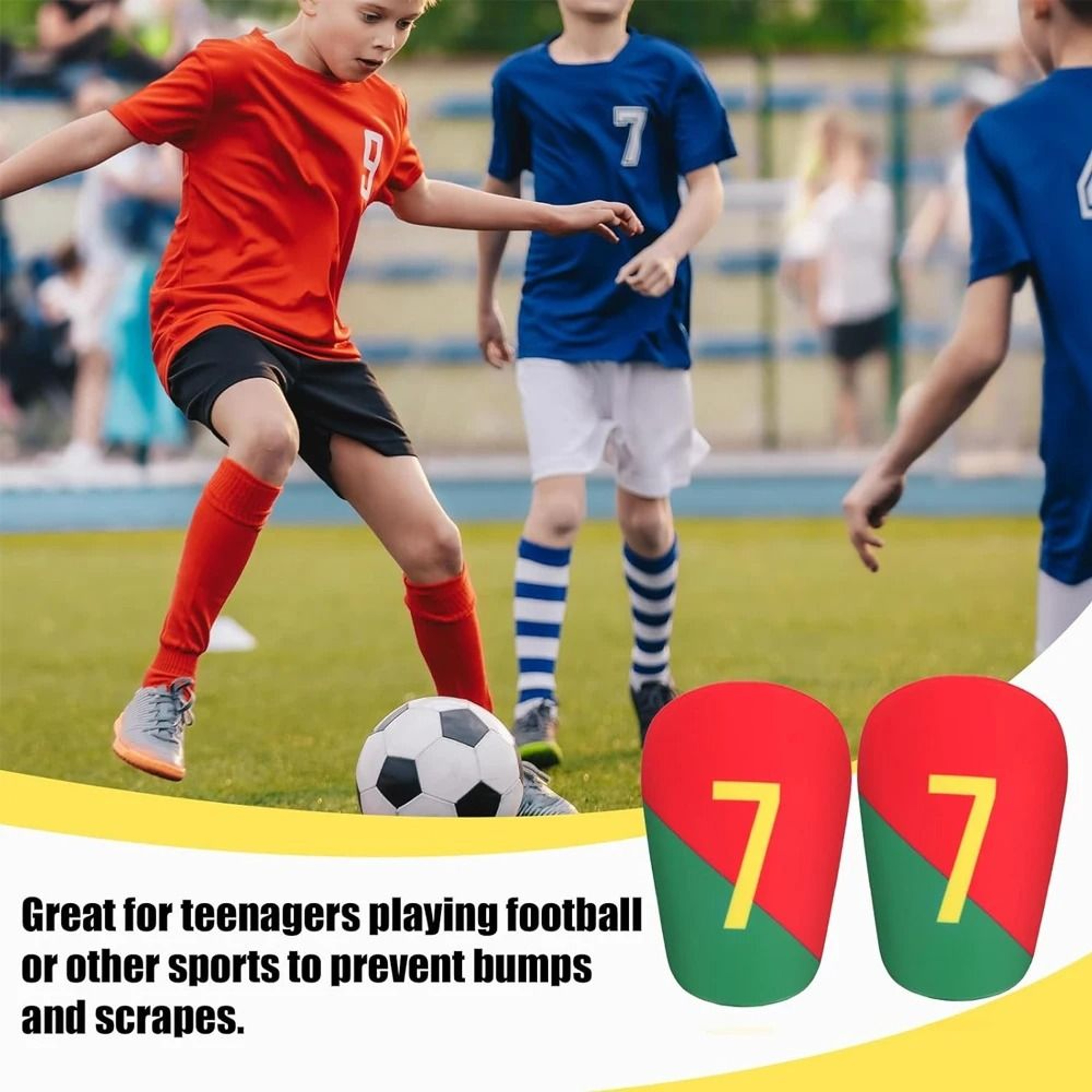 Ultra Lightweight Mini Soccer Shin Guards 5