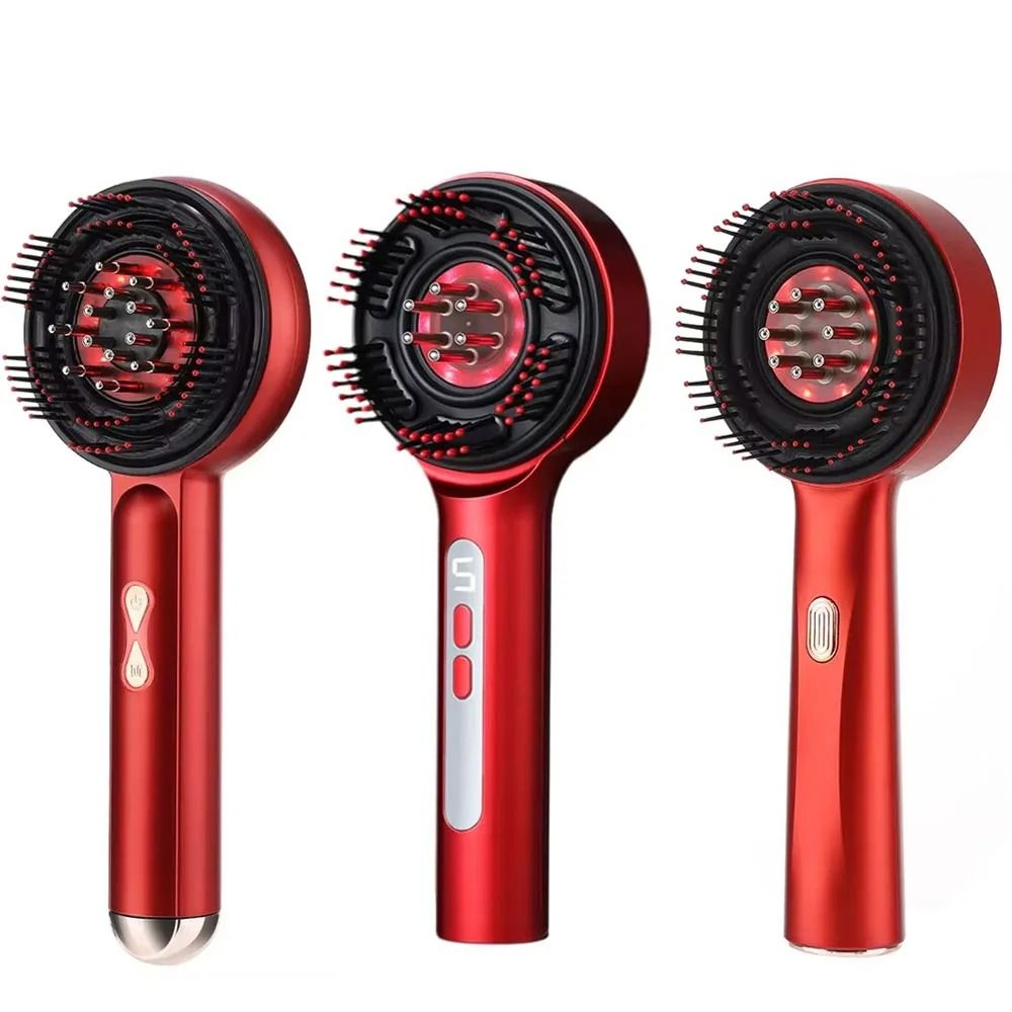 Red Light Scalp Massage Comb With Oil Applicator 8
