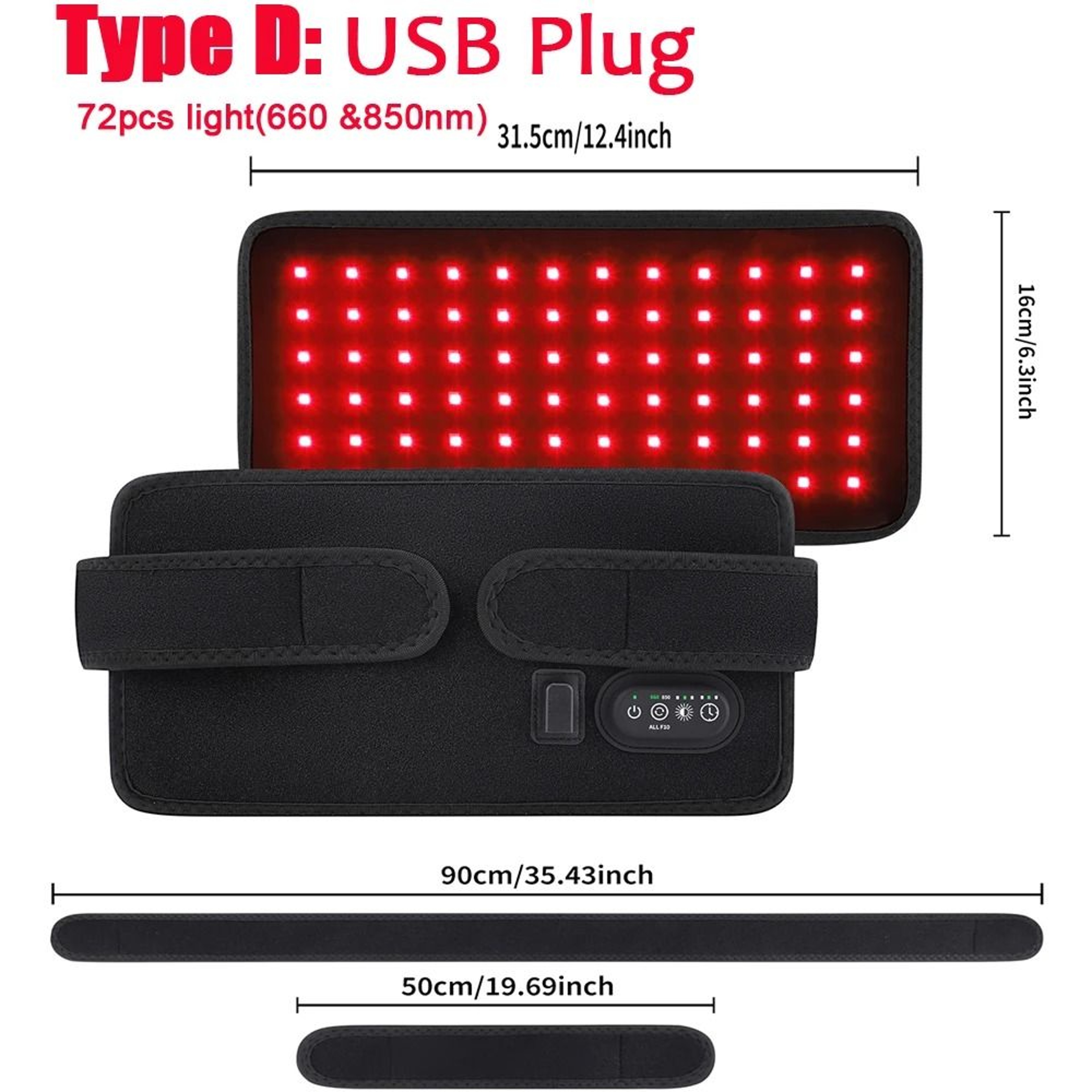 Cordless Red Light Therapy Wrap For Joint And Muscle Relaxation 4