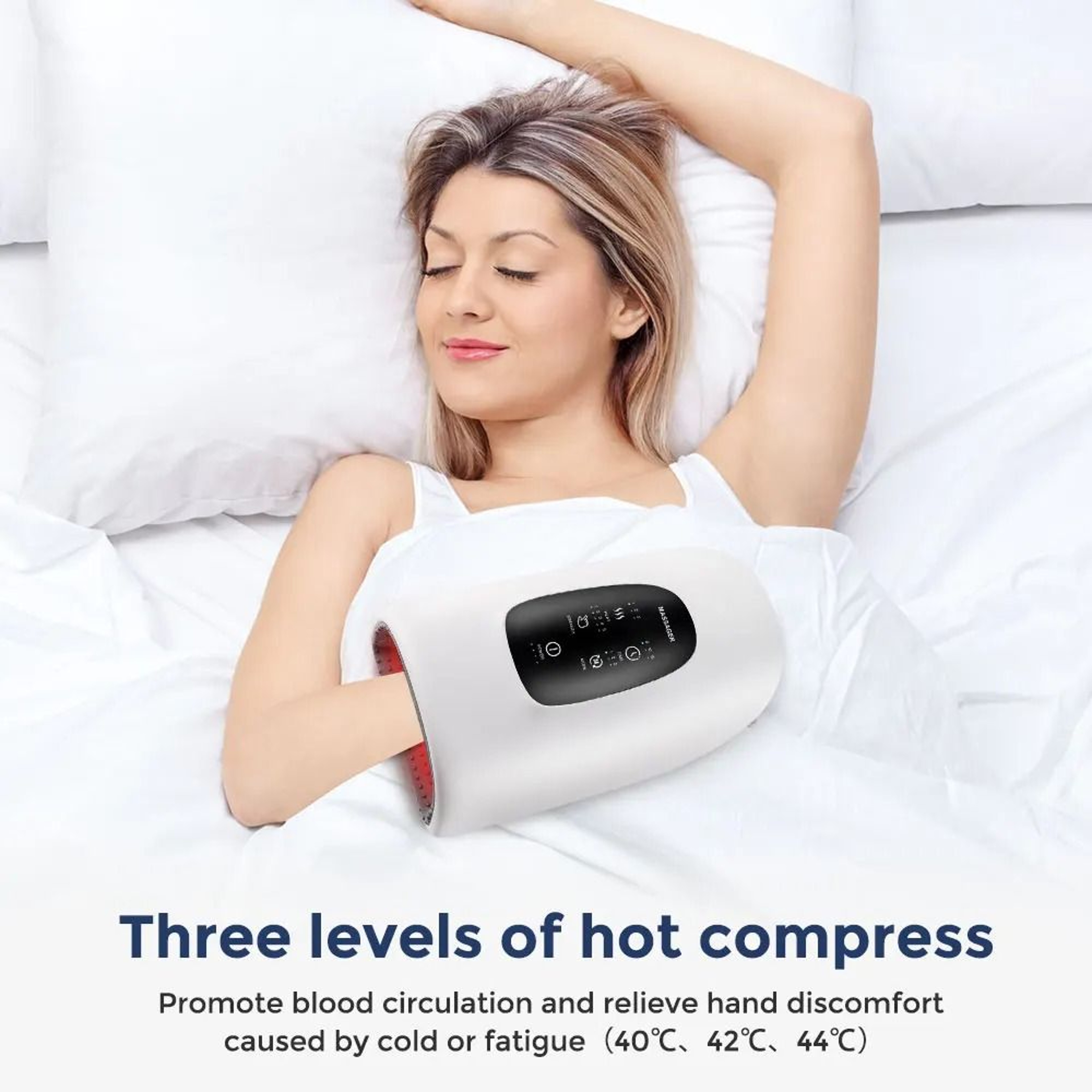 Heated Air Compression Hand Massager For Finger Relaxation 5