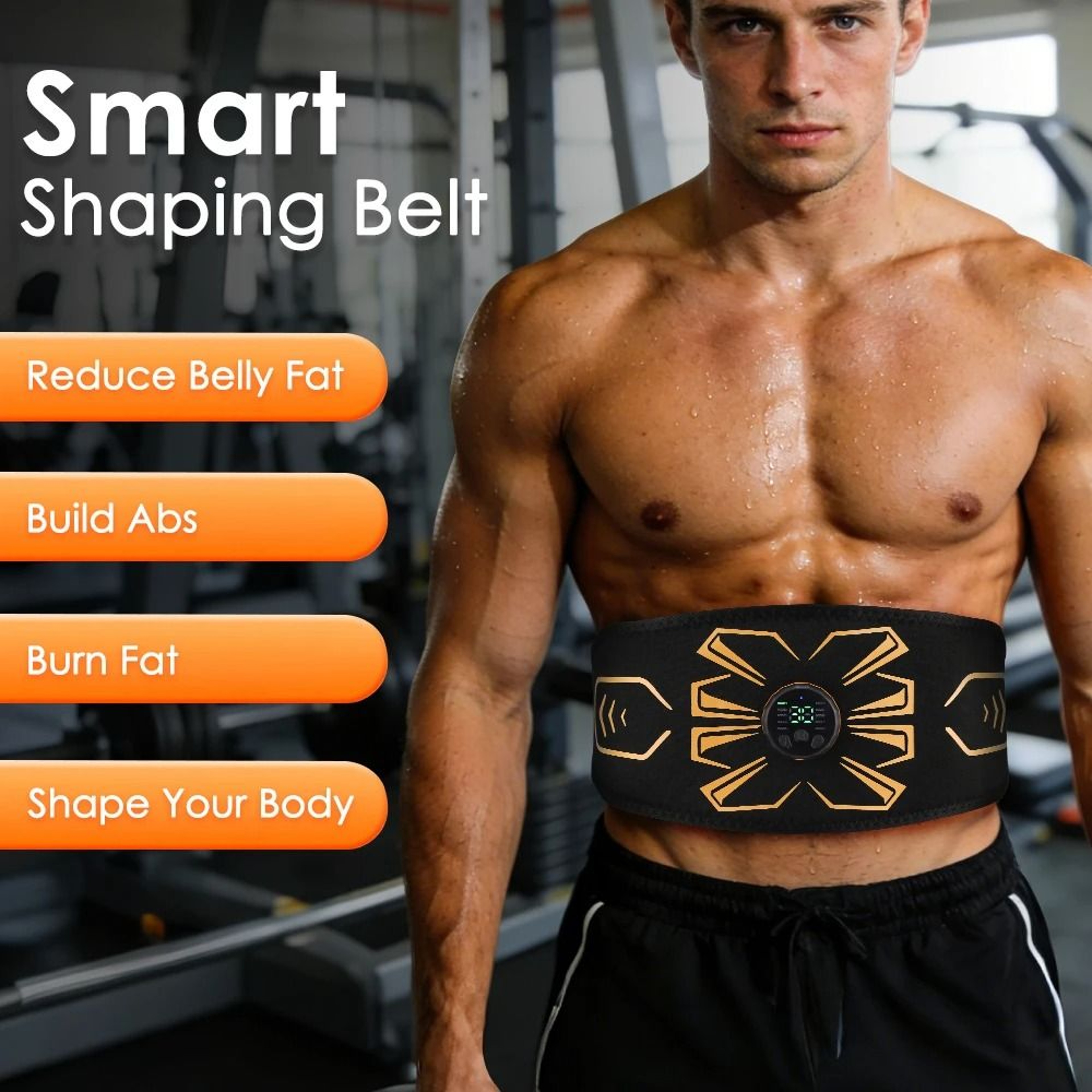EMS Ab Toning Belt With 10 Electrode Pads 6