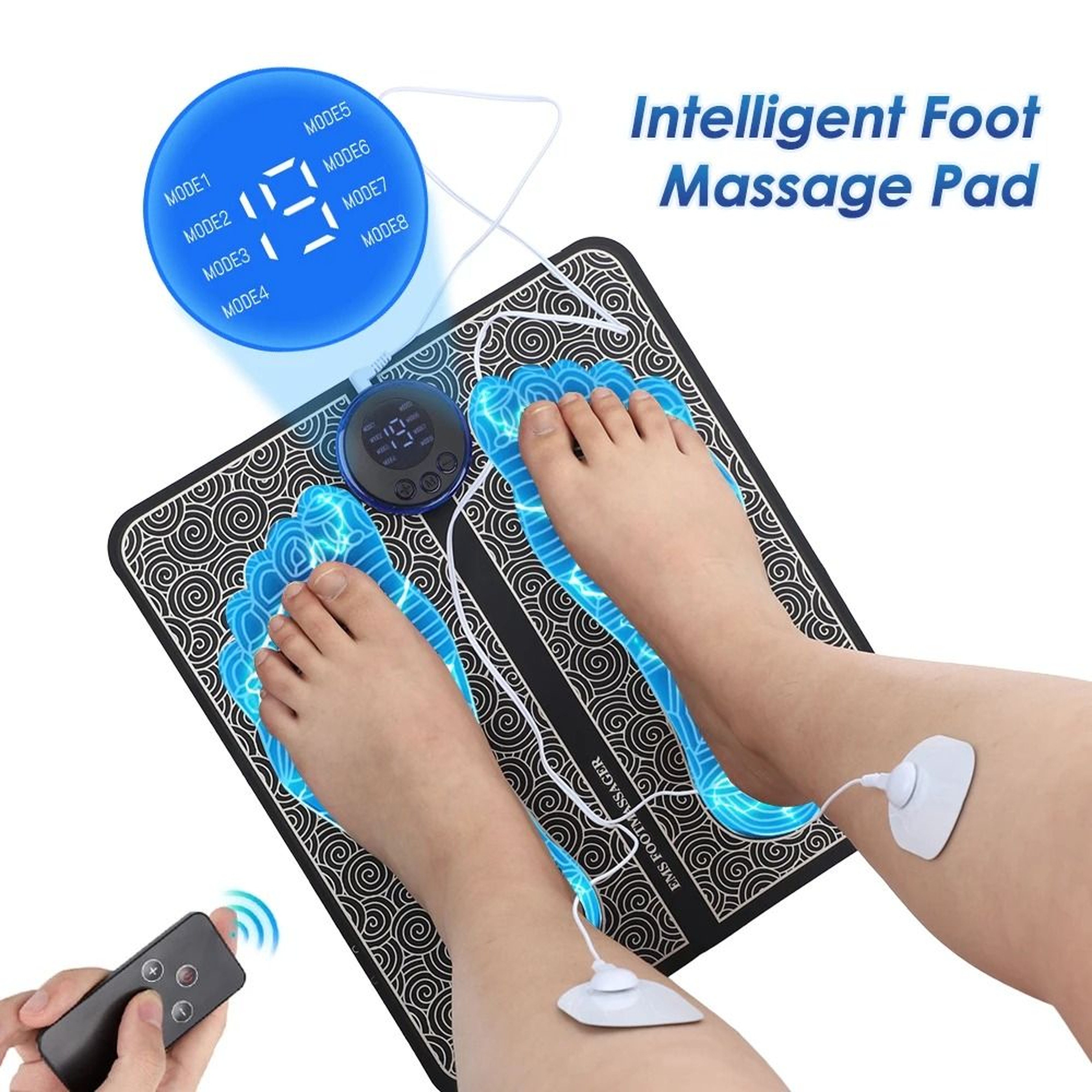 Remote Control EMS Foot Massager Pad 0