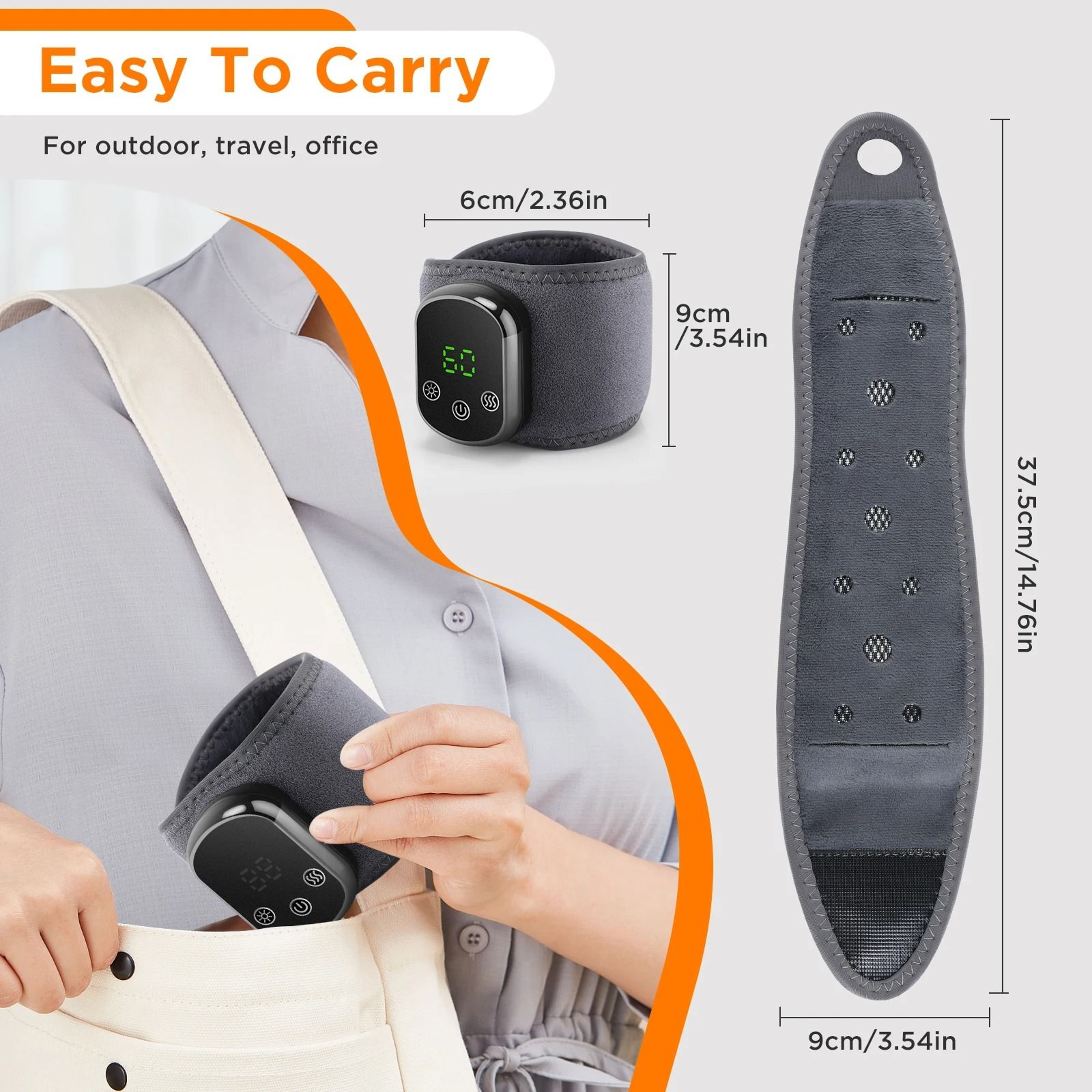 Cordless Heated Wrist And Ankle Massager 10