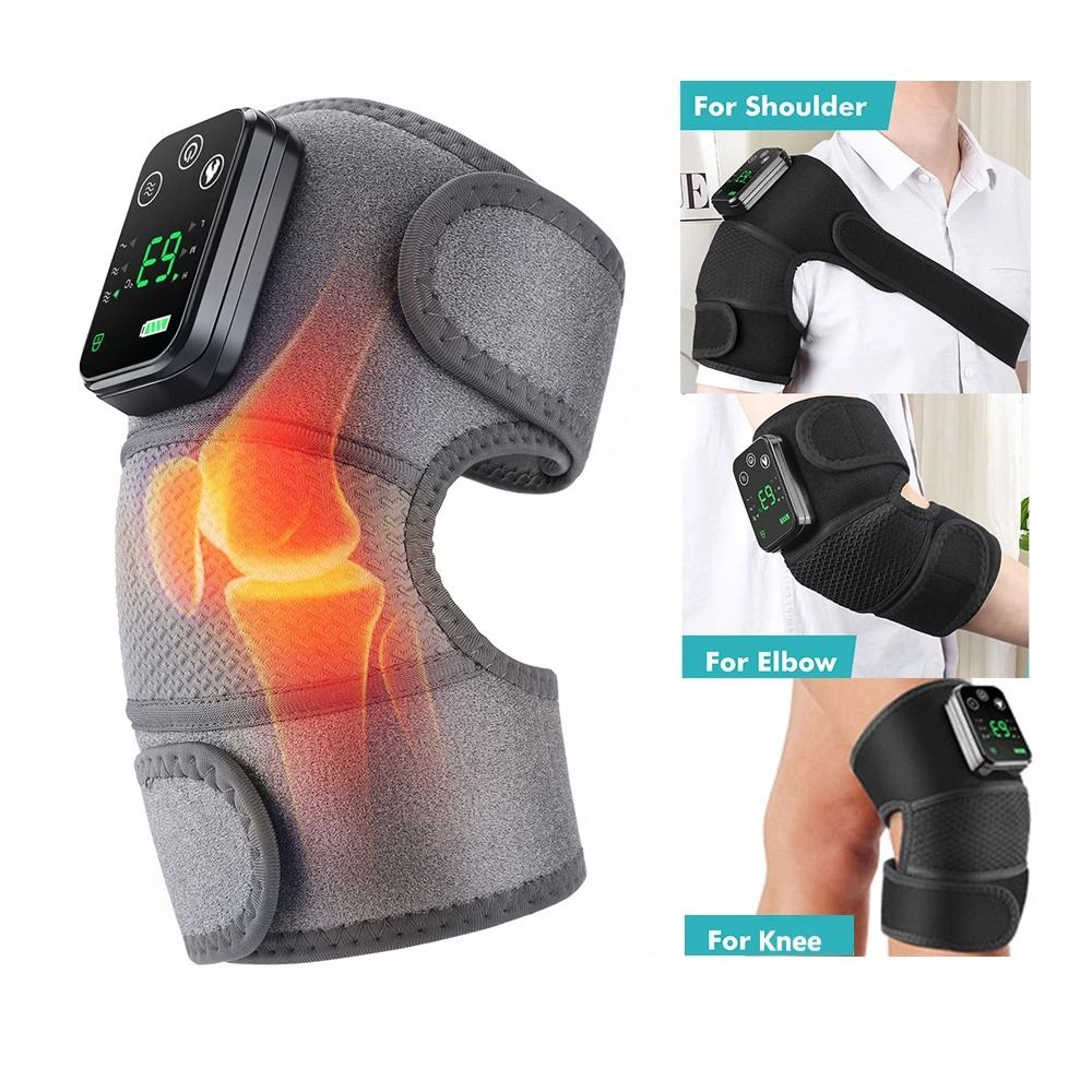Cordless Heated Knee Shoulder And Elbow Massager 3