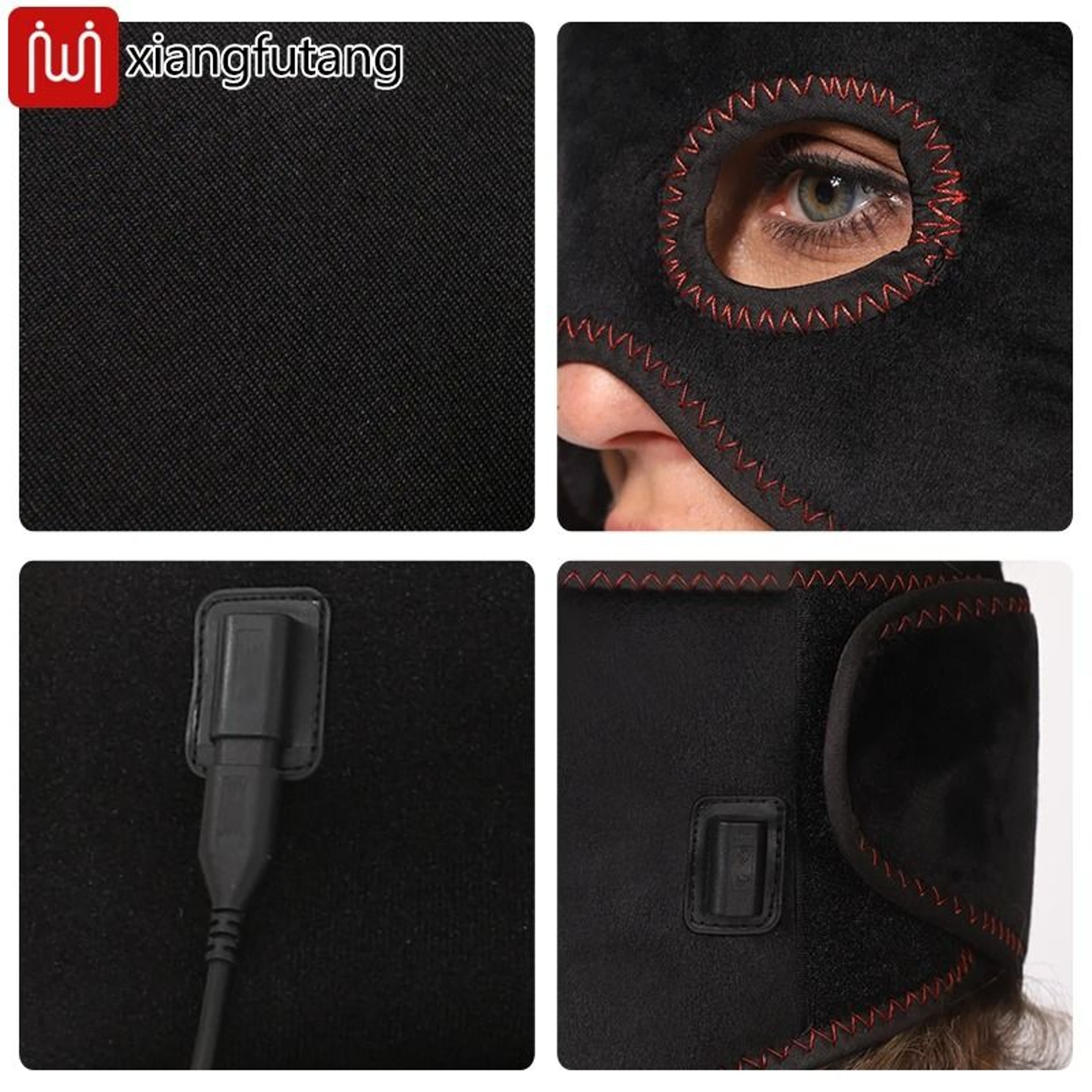 3 Level Heated Half Face Relaxation Mask 4