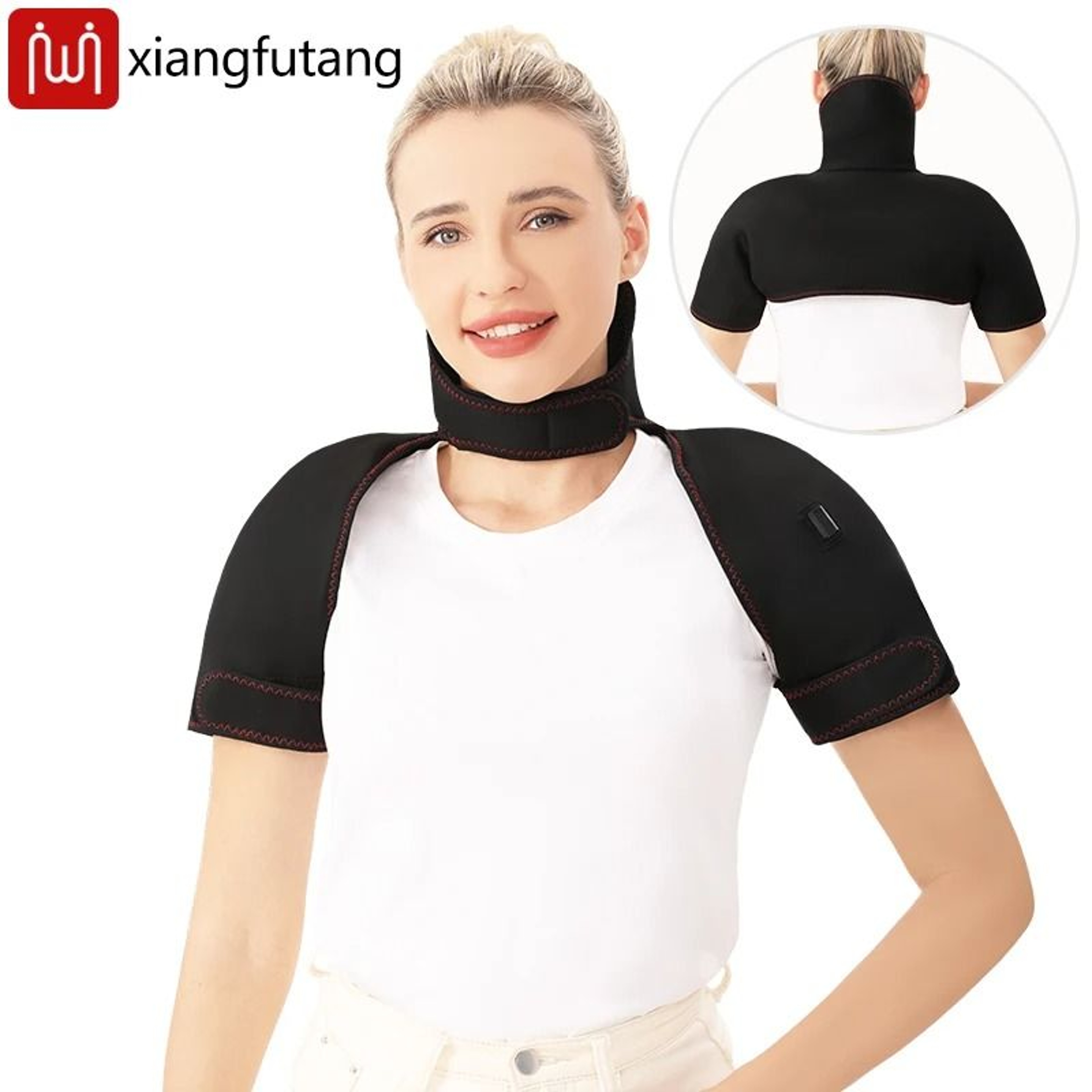 3 Level Heated Shoulder And Neck Comfort Shawl 0