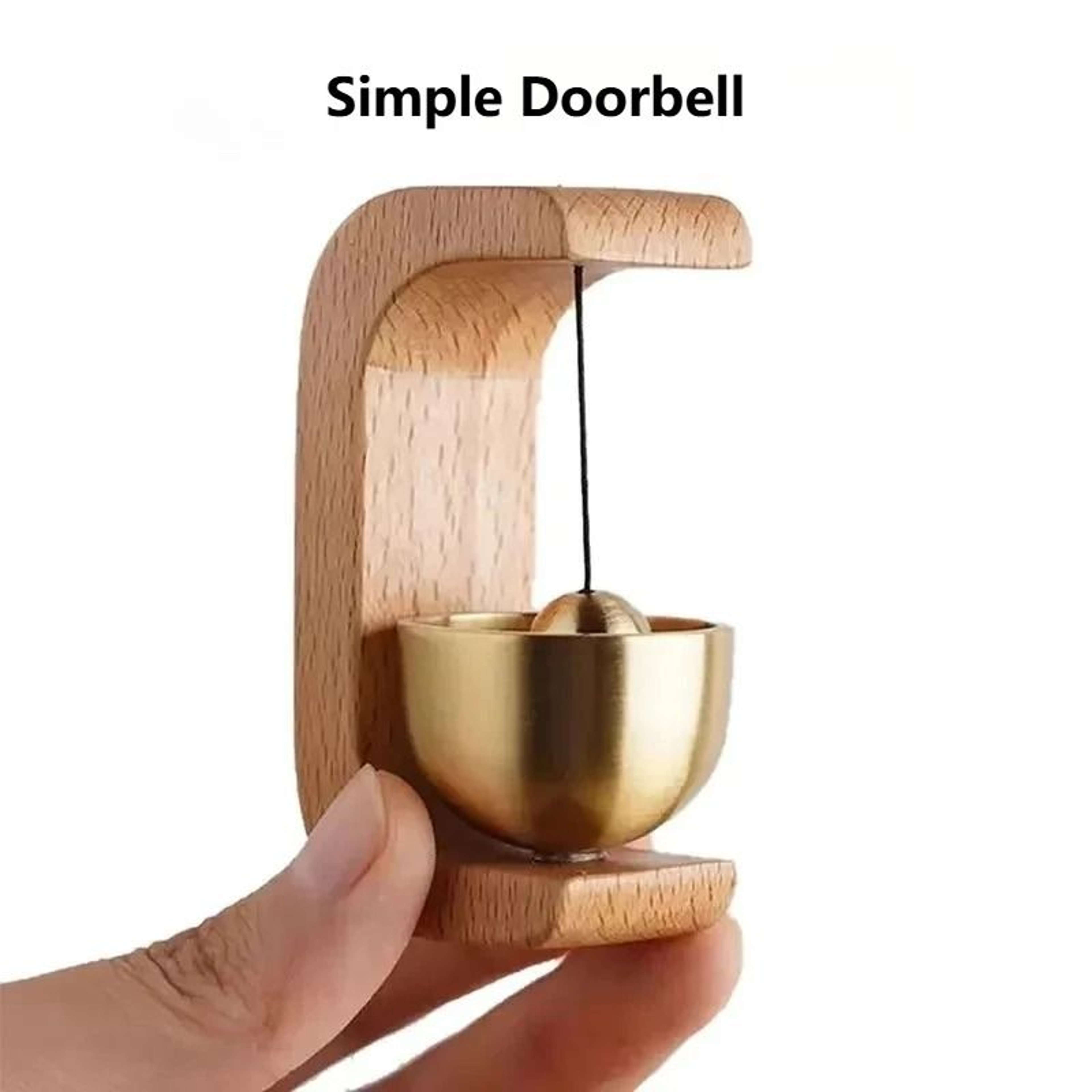 Mini Doorbell Wind Chime Hanging Ornament 8