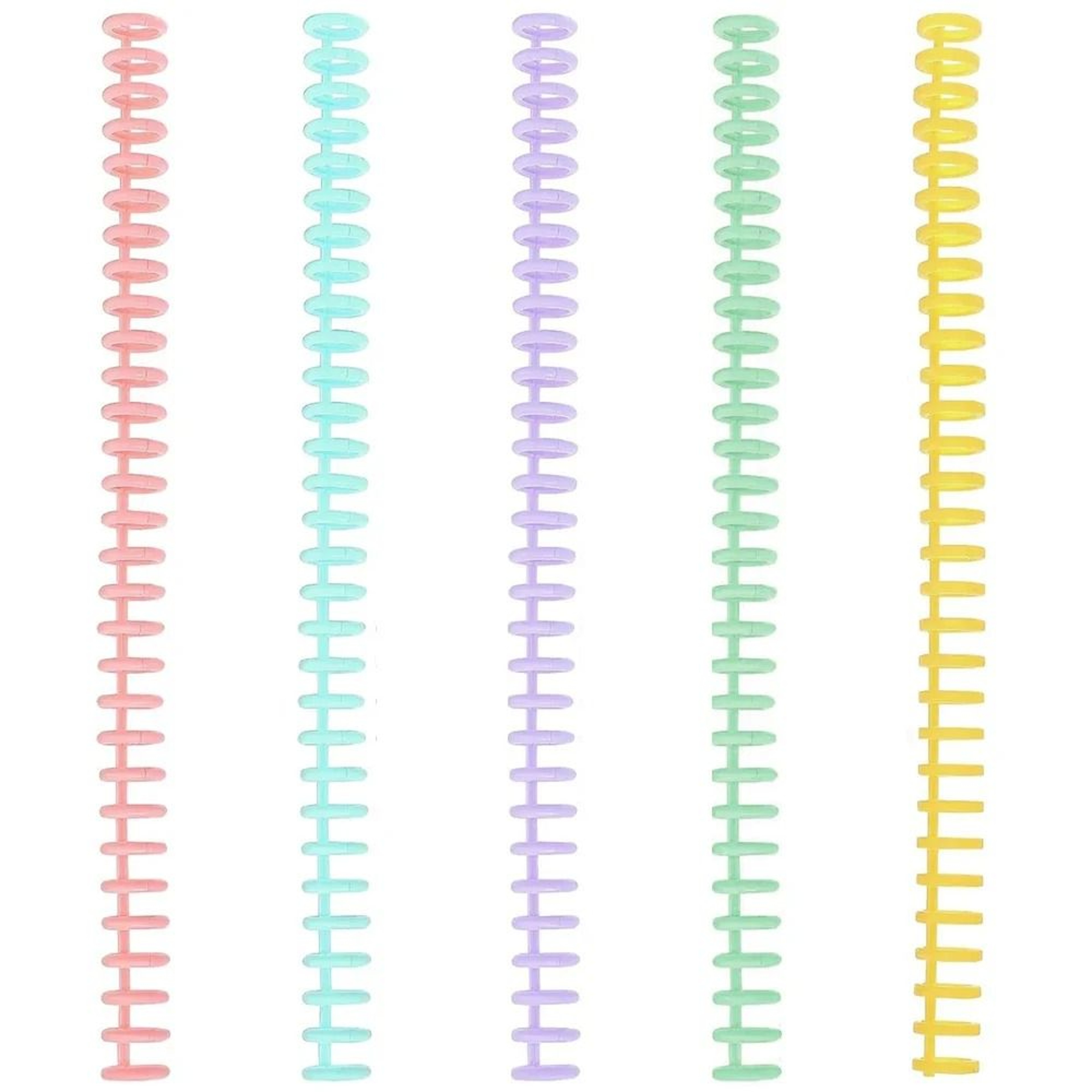 30 Ring Plastic Binding Spines 5 Or 10 Piece Set 1