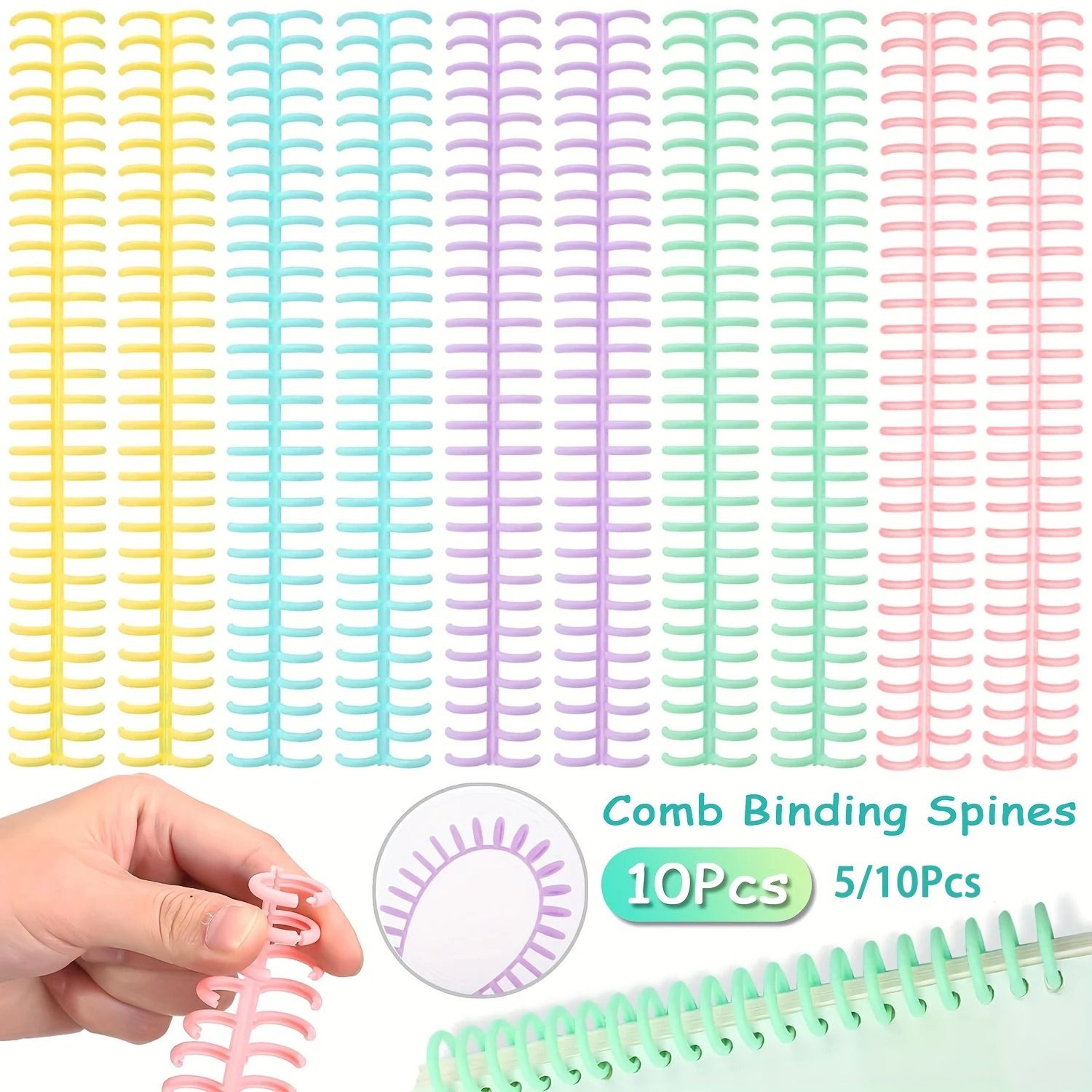 30 Ring Plastic Binding Spines 5 Or 10 Piece Set 0