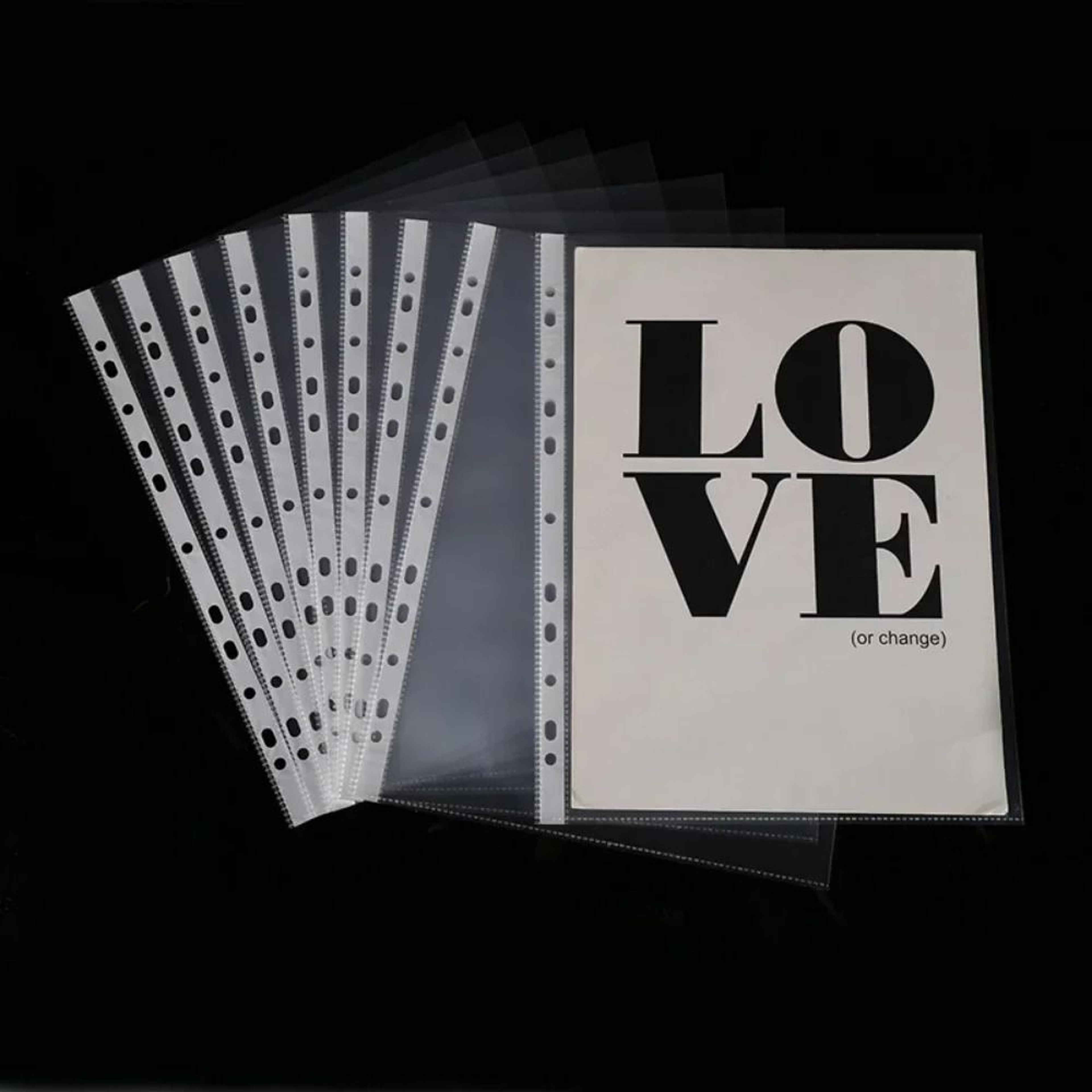 A4 Clear Sheet Protectors 100 Piece Set 0