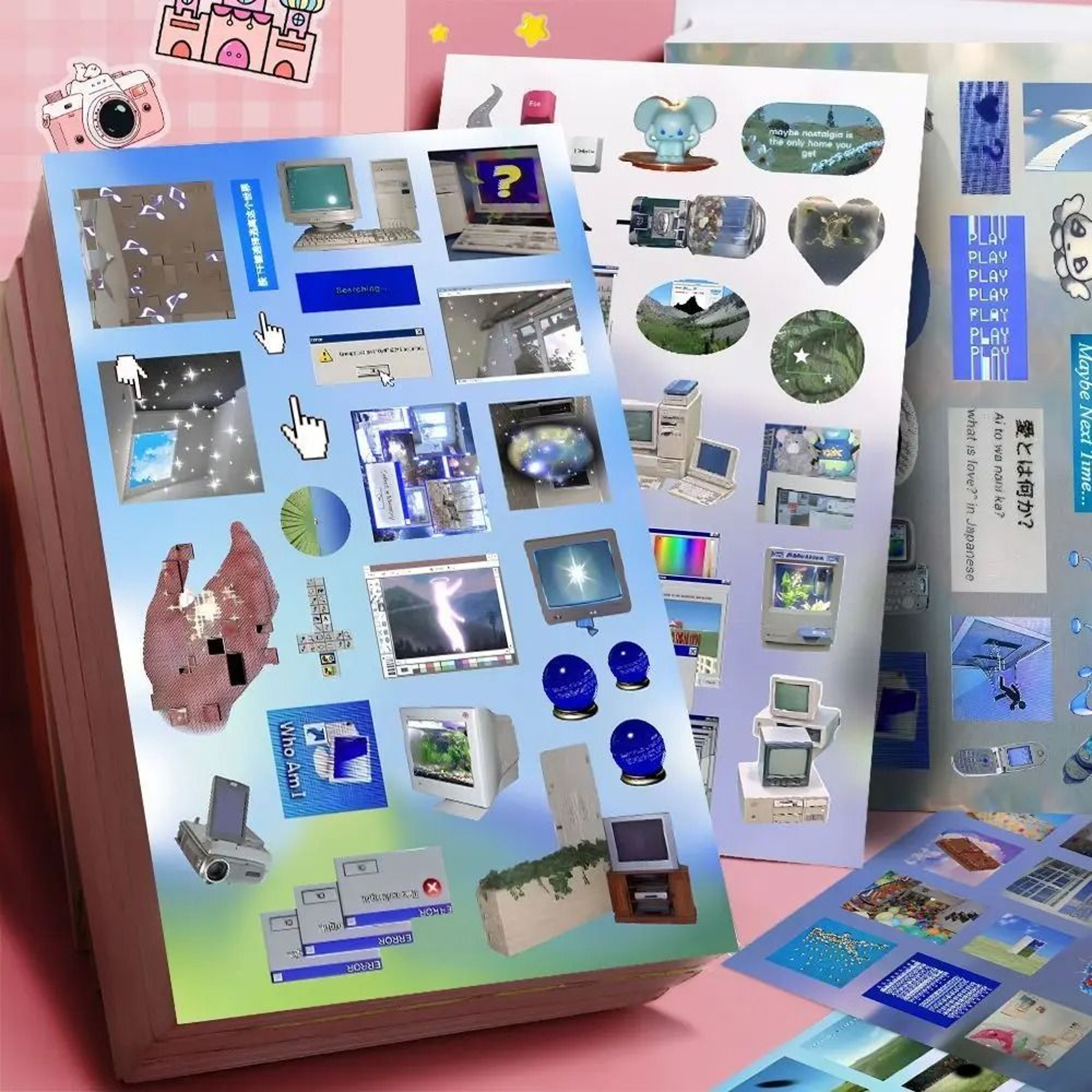 Retro Dreamcore Y2K Scrapbook Stickers 3