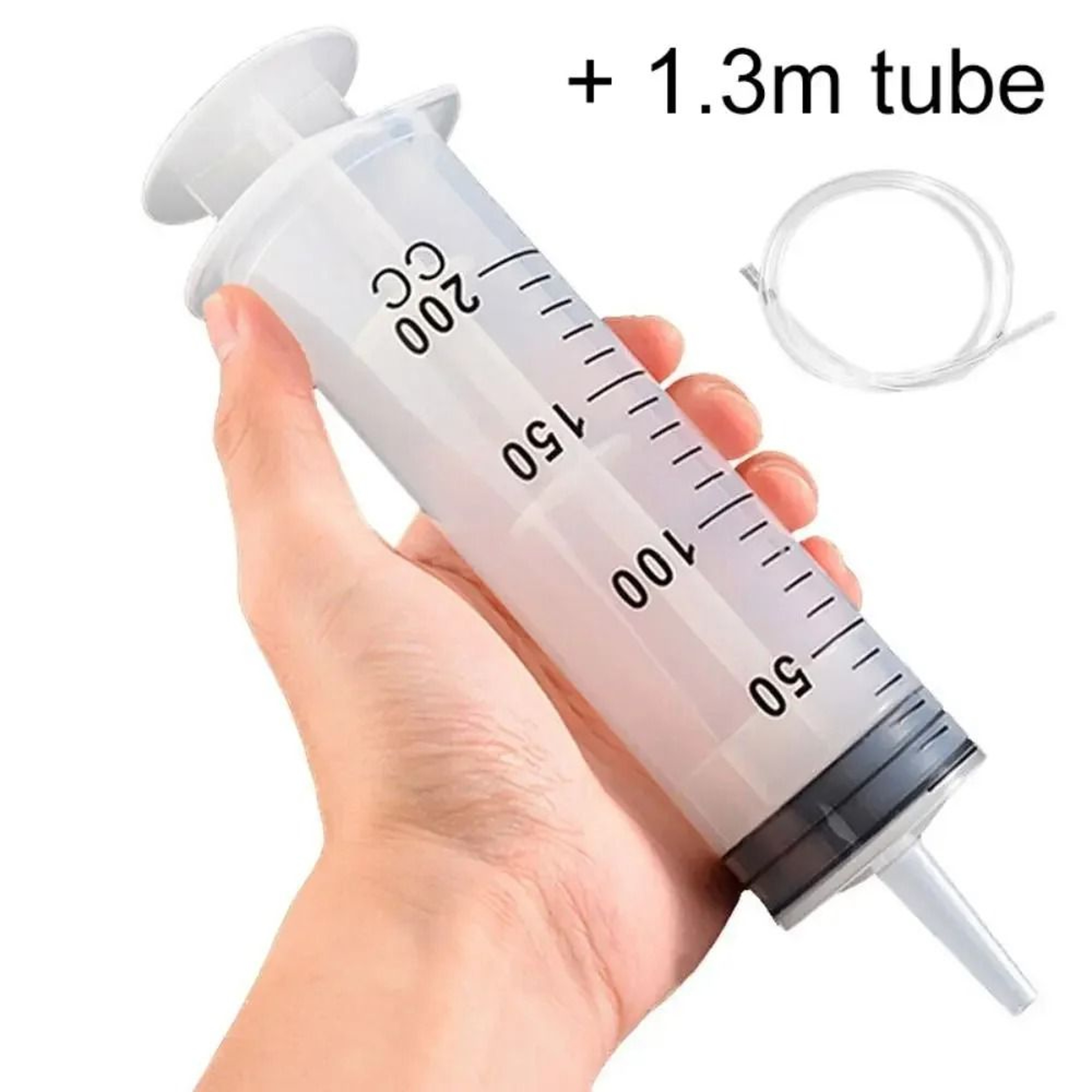 PrecisionFlow Large Capacity Measuring Syringe With Tube 8