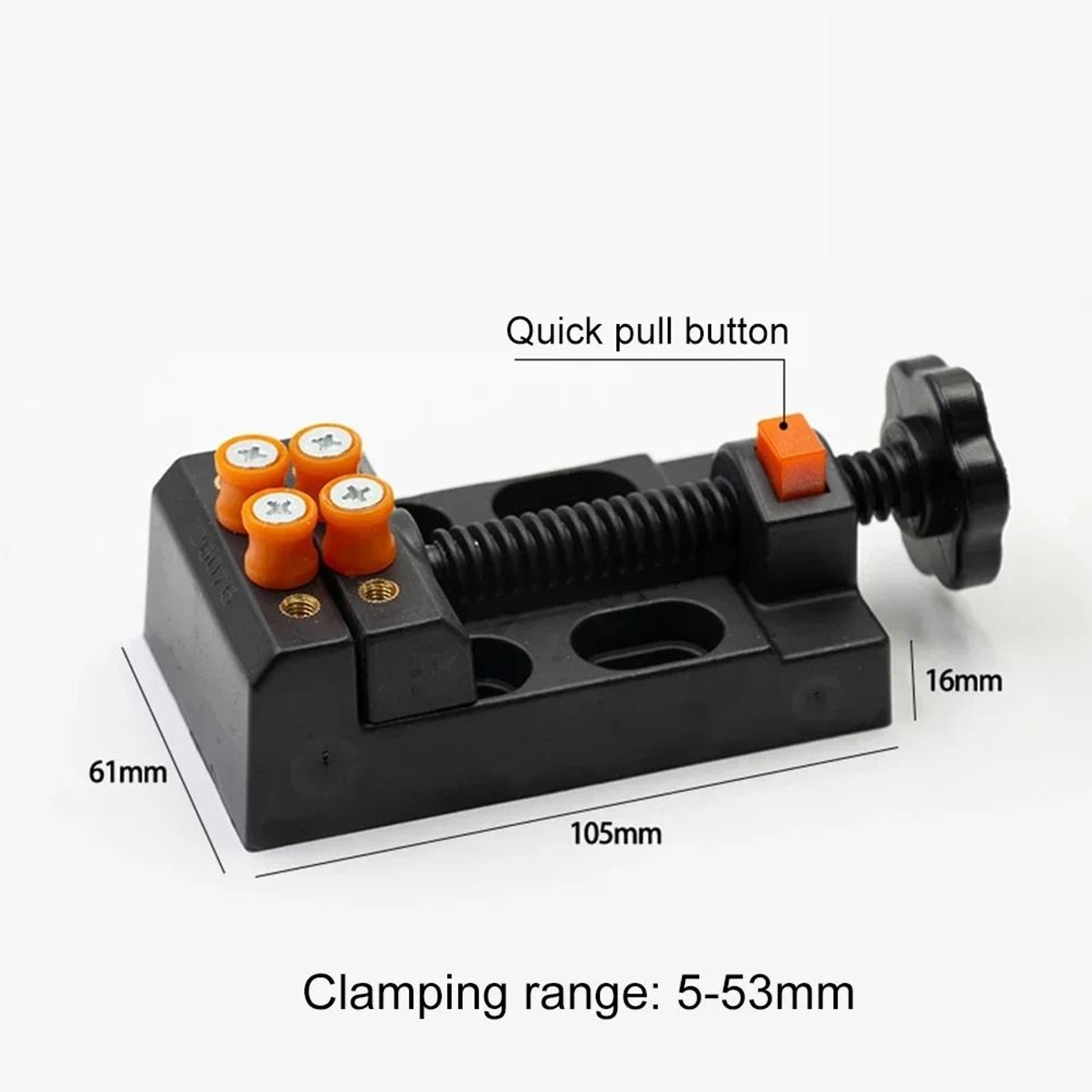 Precision 57mm Mini Table Vise For DIY Woodworking 3