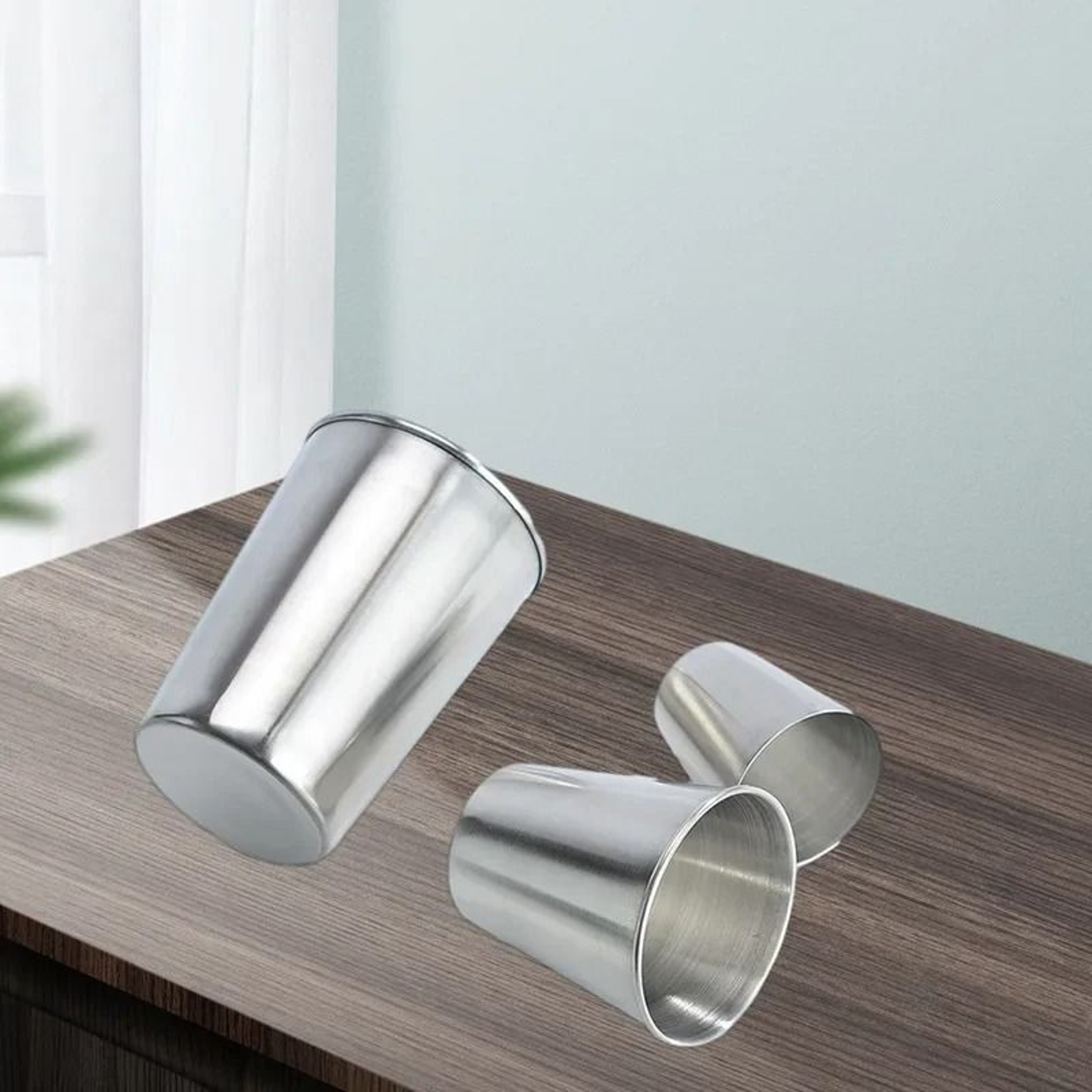Portable Stainless Steel Camping Cups With Carry Case 5