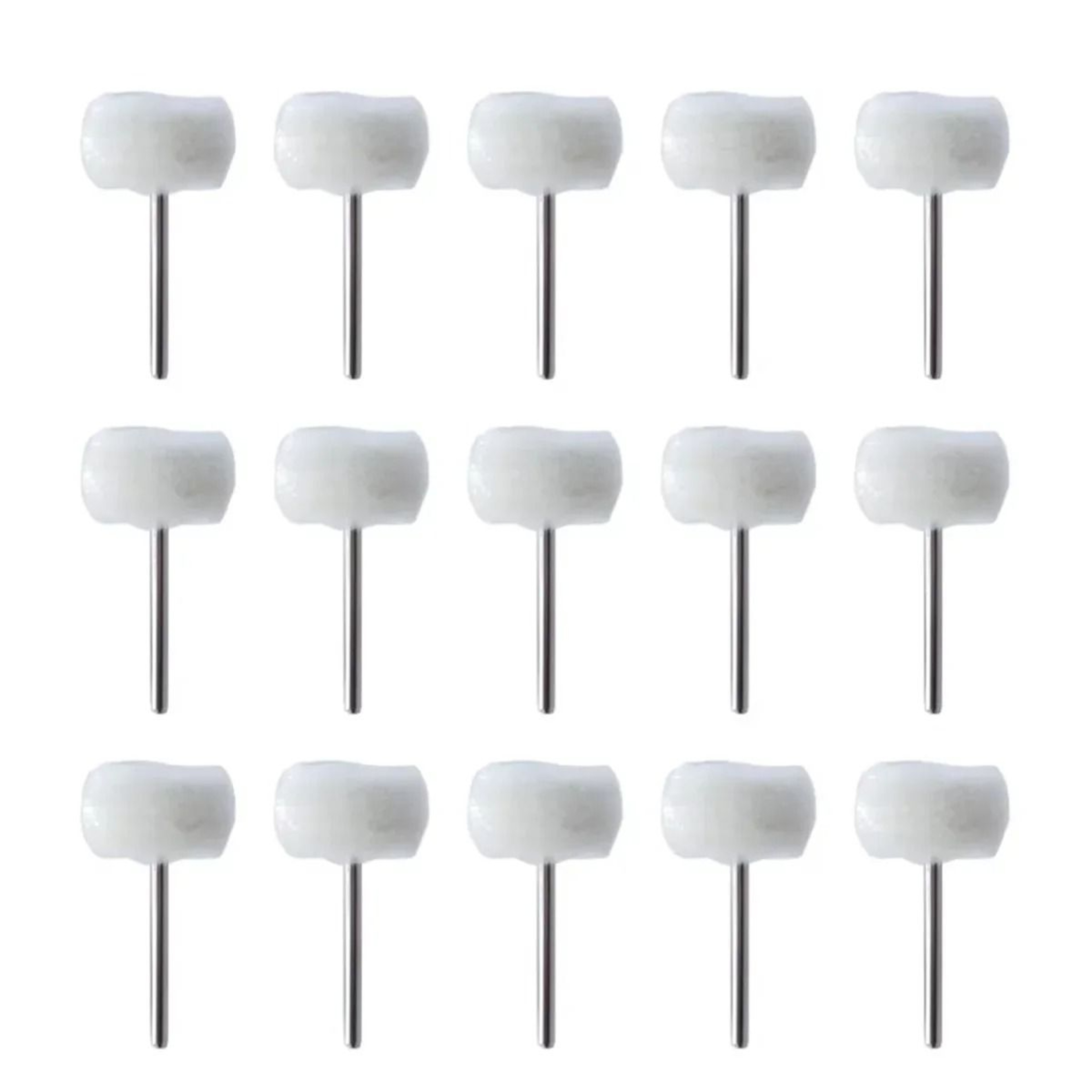 Precision Mini Wool Polishing Heads With 3mm Shank 3