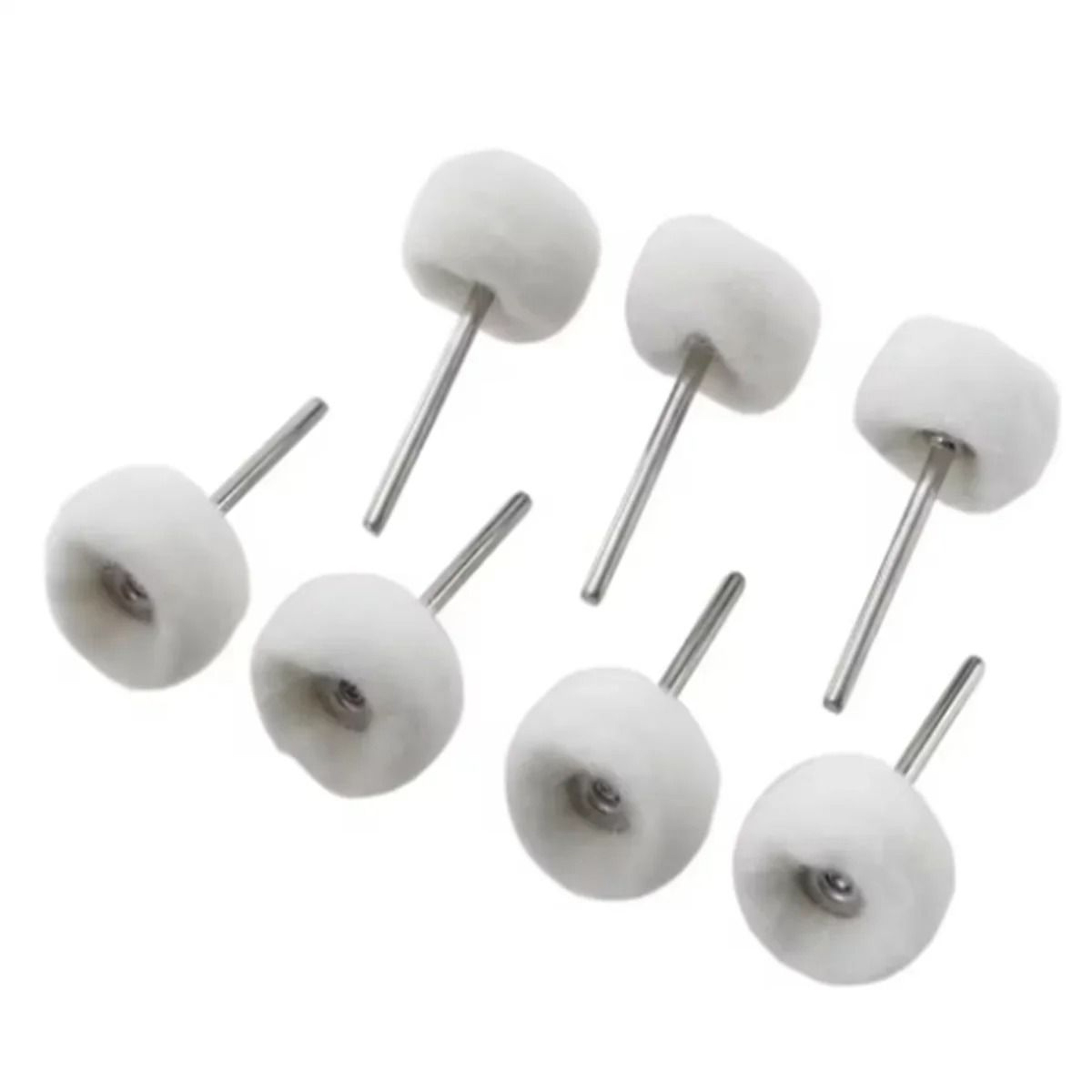 Precision Mini Wool Polishing Heads With 3mm Shank 6