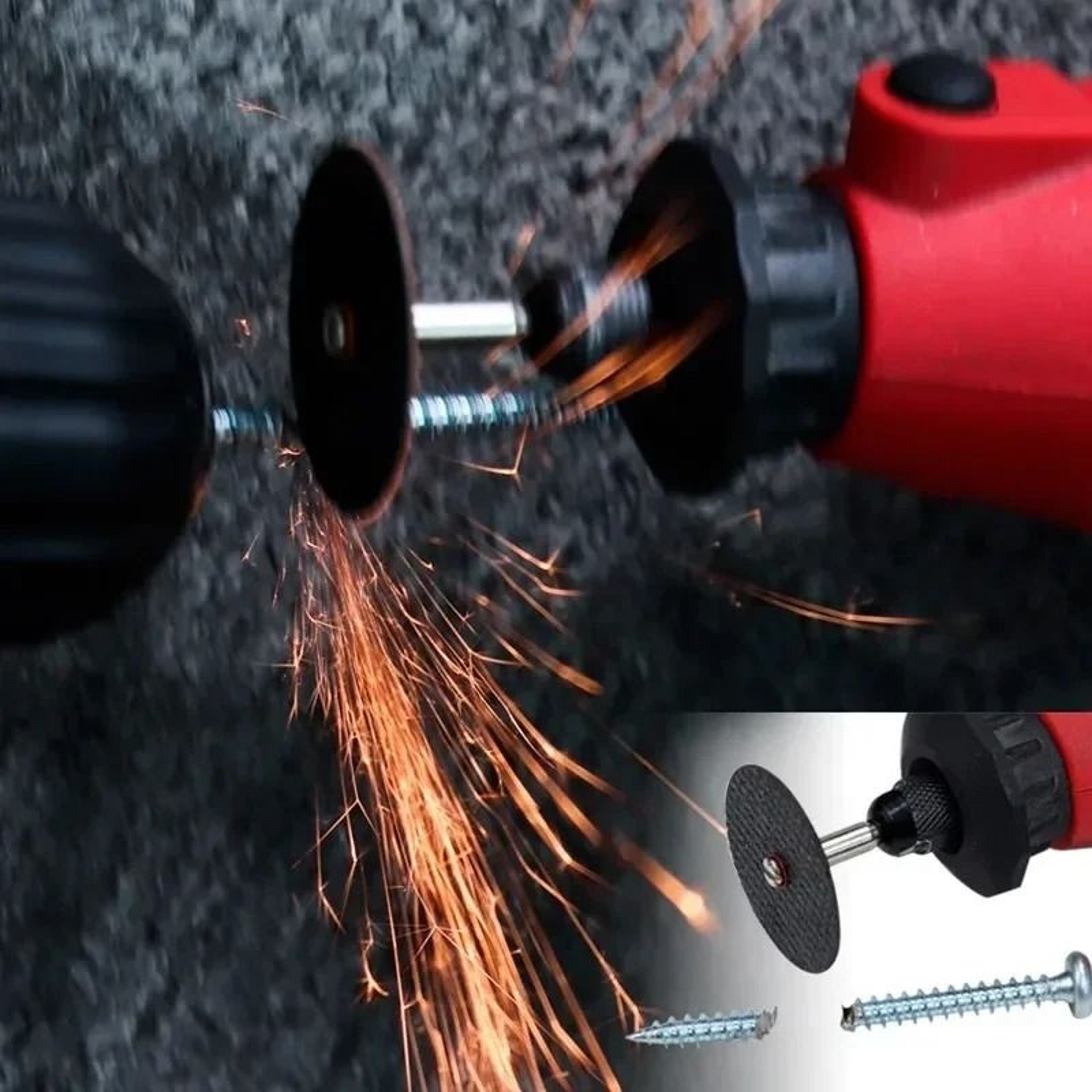 Precision Cut 32mm Abrasive Cutting Disc Set With Mandrels 4