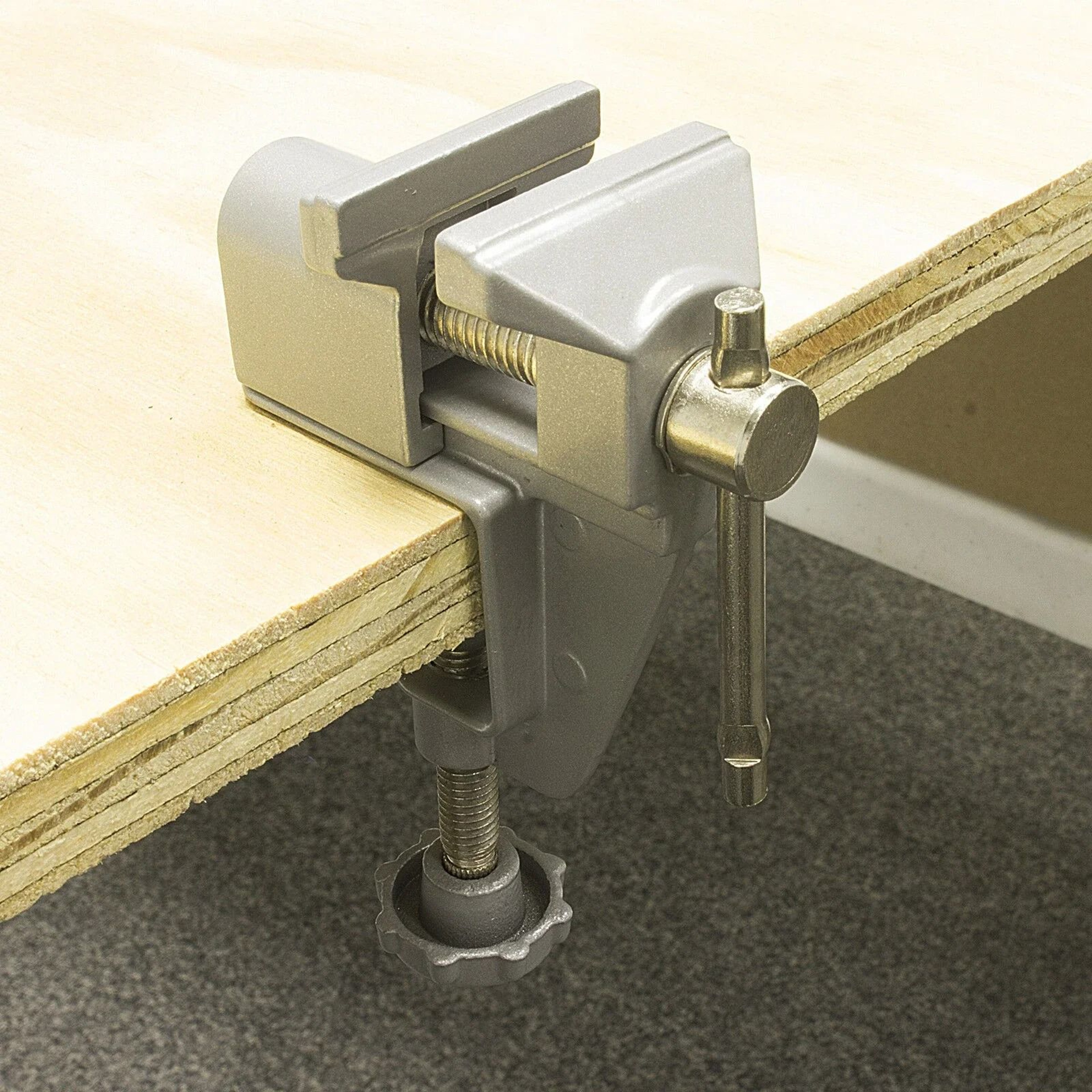 GripMate Mini Bench Vise Aluminum Table Clamp 2