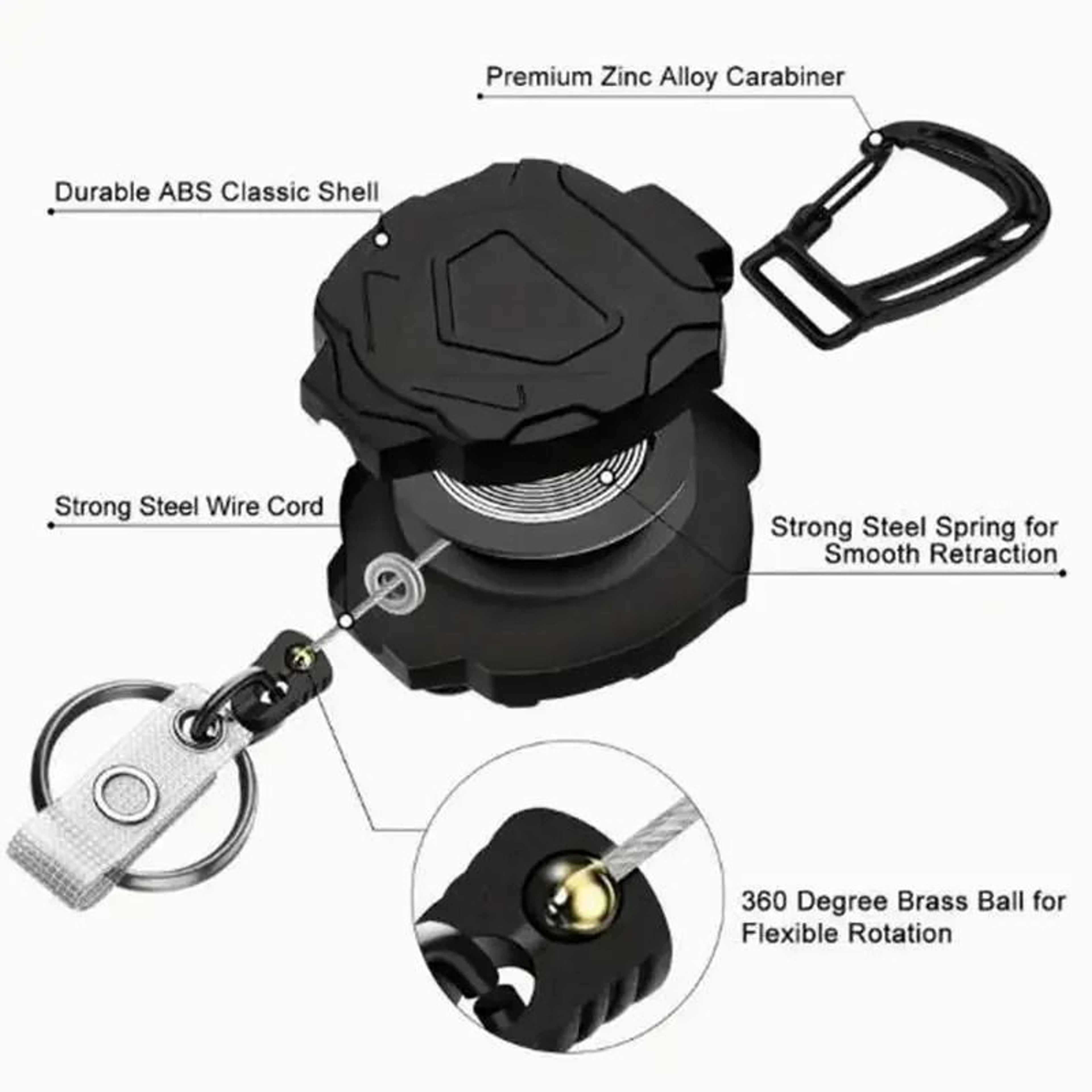 SecureCarry Retractable Badge Holder And Card Case 6