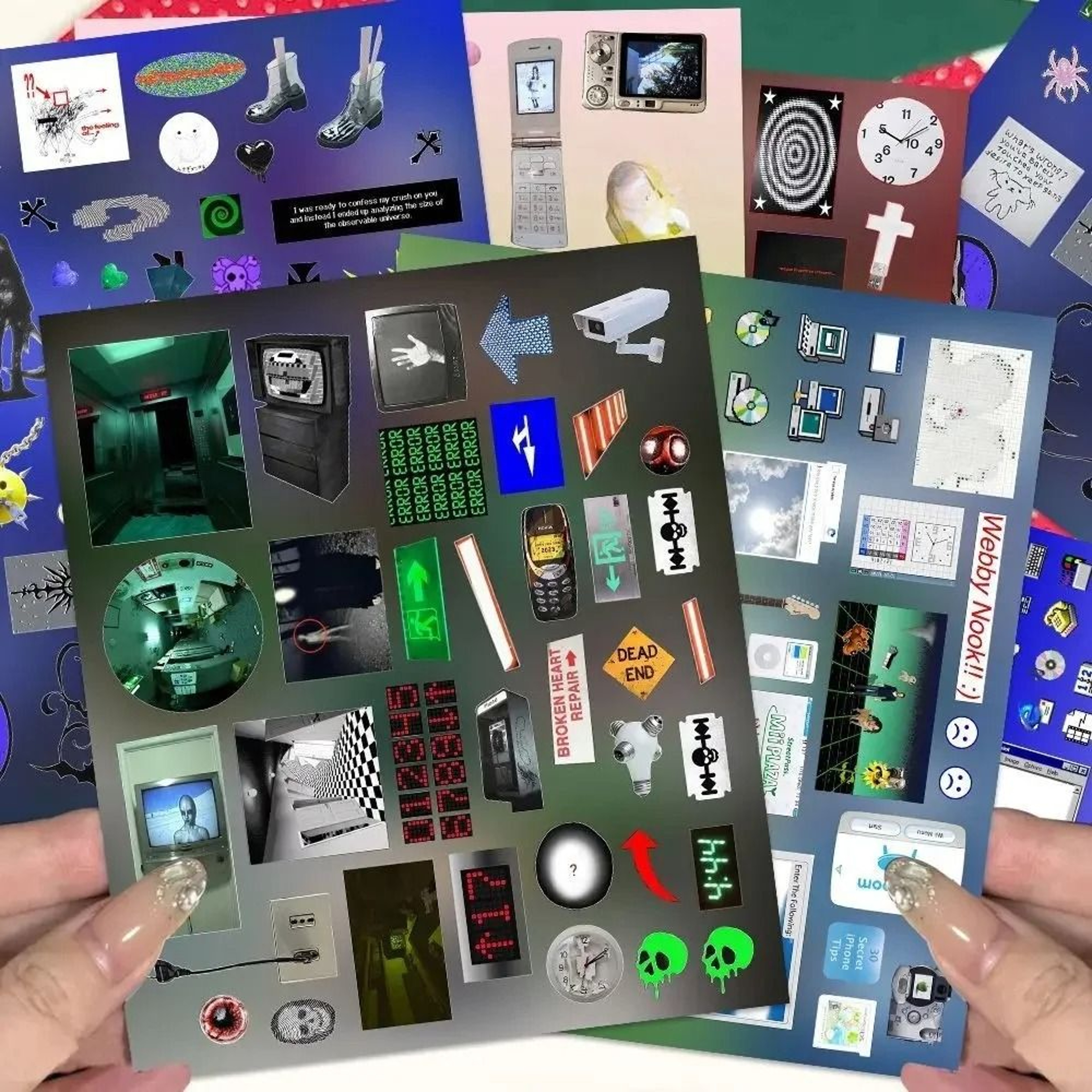 Dreamscape Y2K Dreamcore Scrapbook Stickers 5