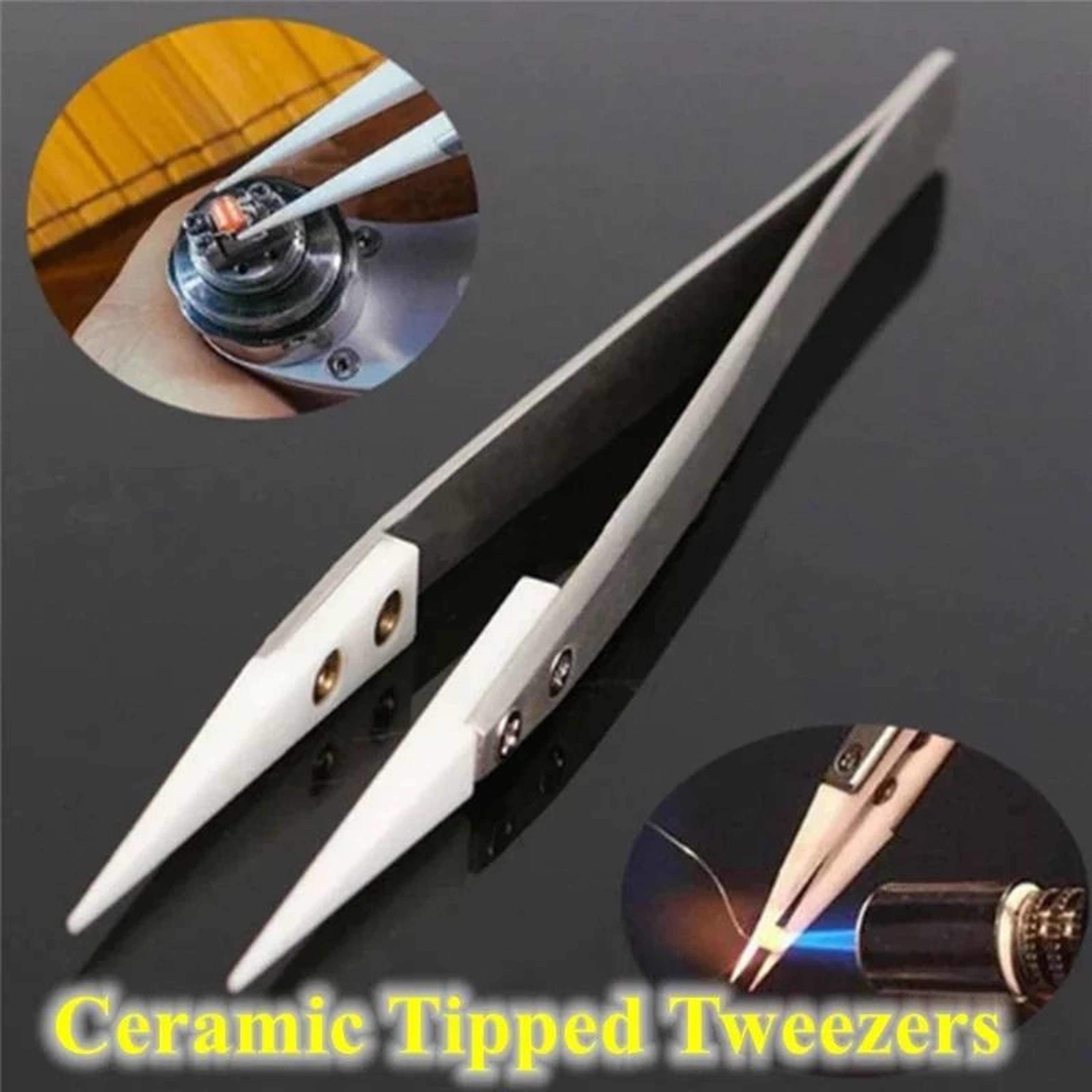 PrecisionGrip Ceramic Tip Soldering Tweezers 4
