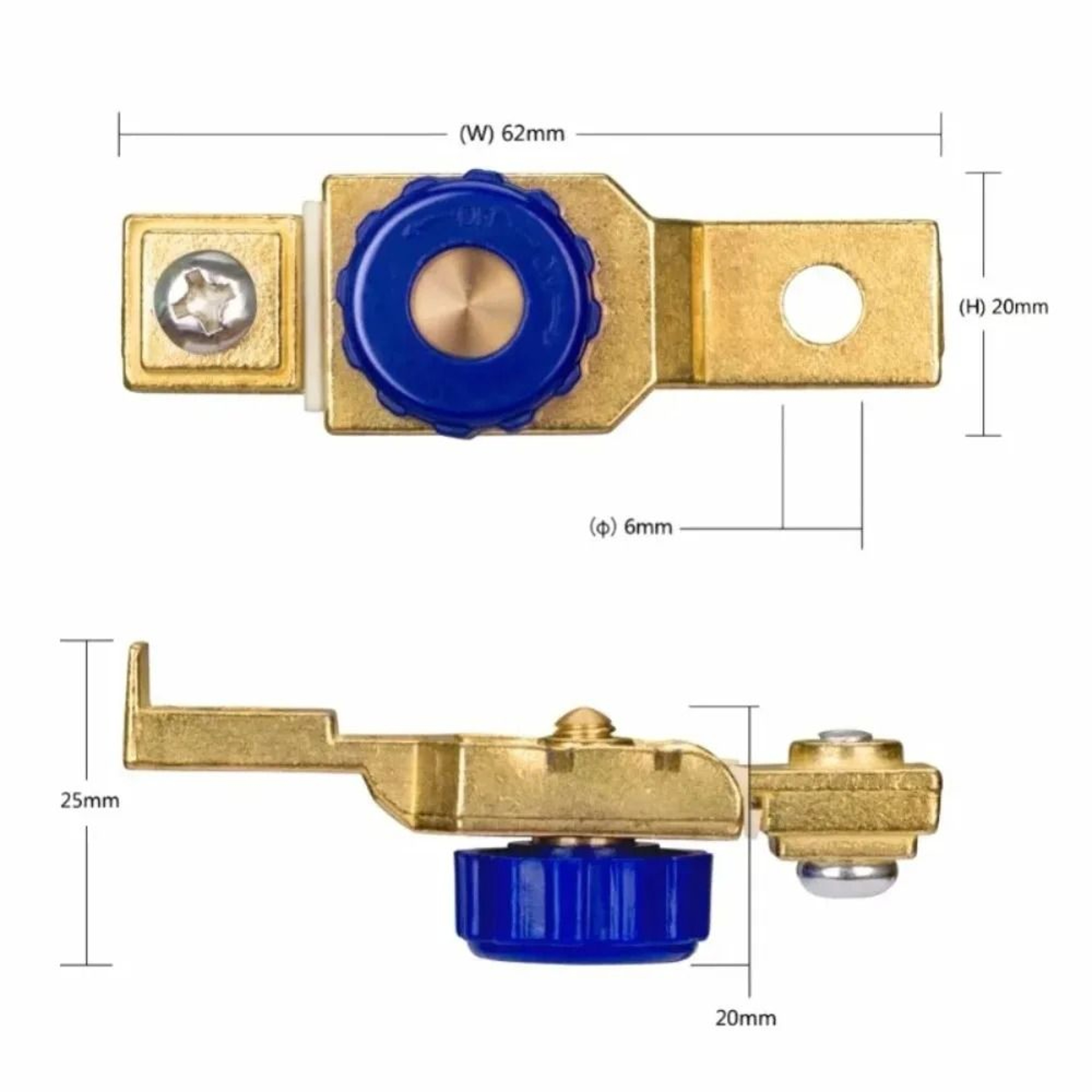 12V 80A Side Post Battery Disconnect Switch 4