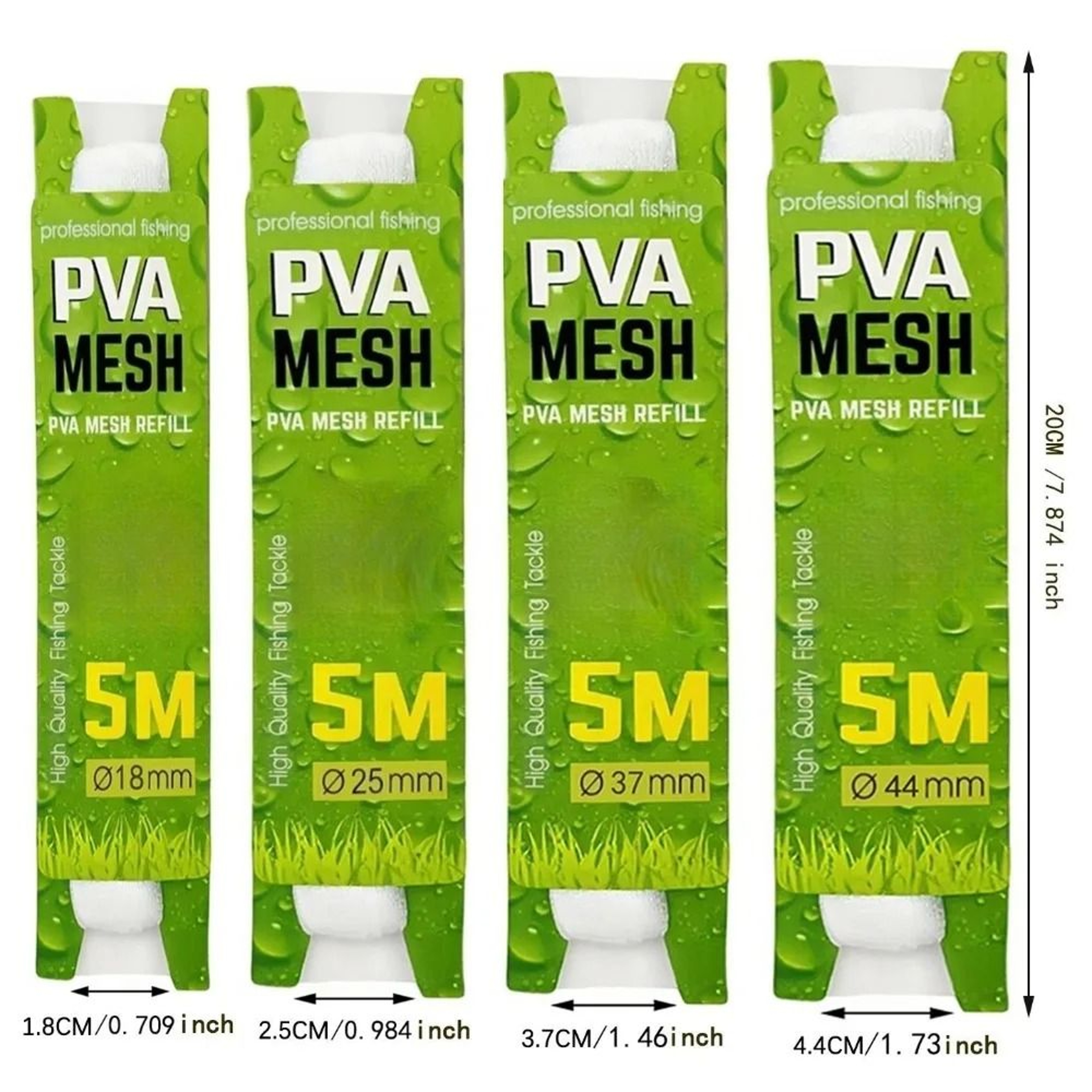 Water Soluble PVA Fishing Mesh Roll For Carp Bait Feeding And Casting 5