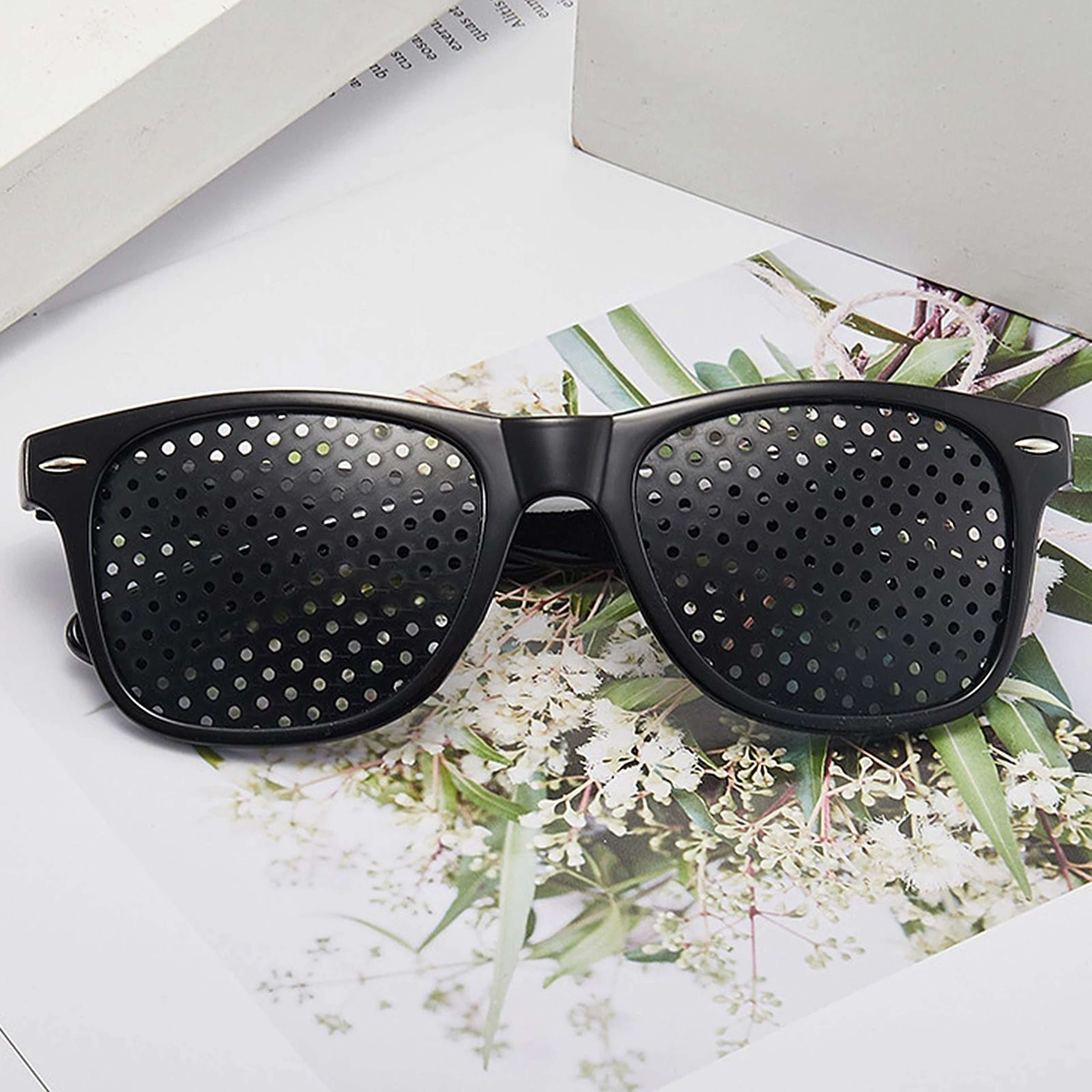 Pinhole Focus Glasses For Temporary Visual Clarity And Controlled Viewing Practice 14
