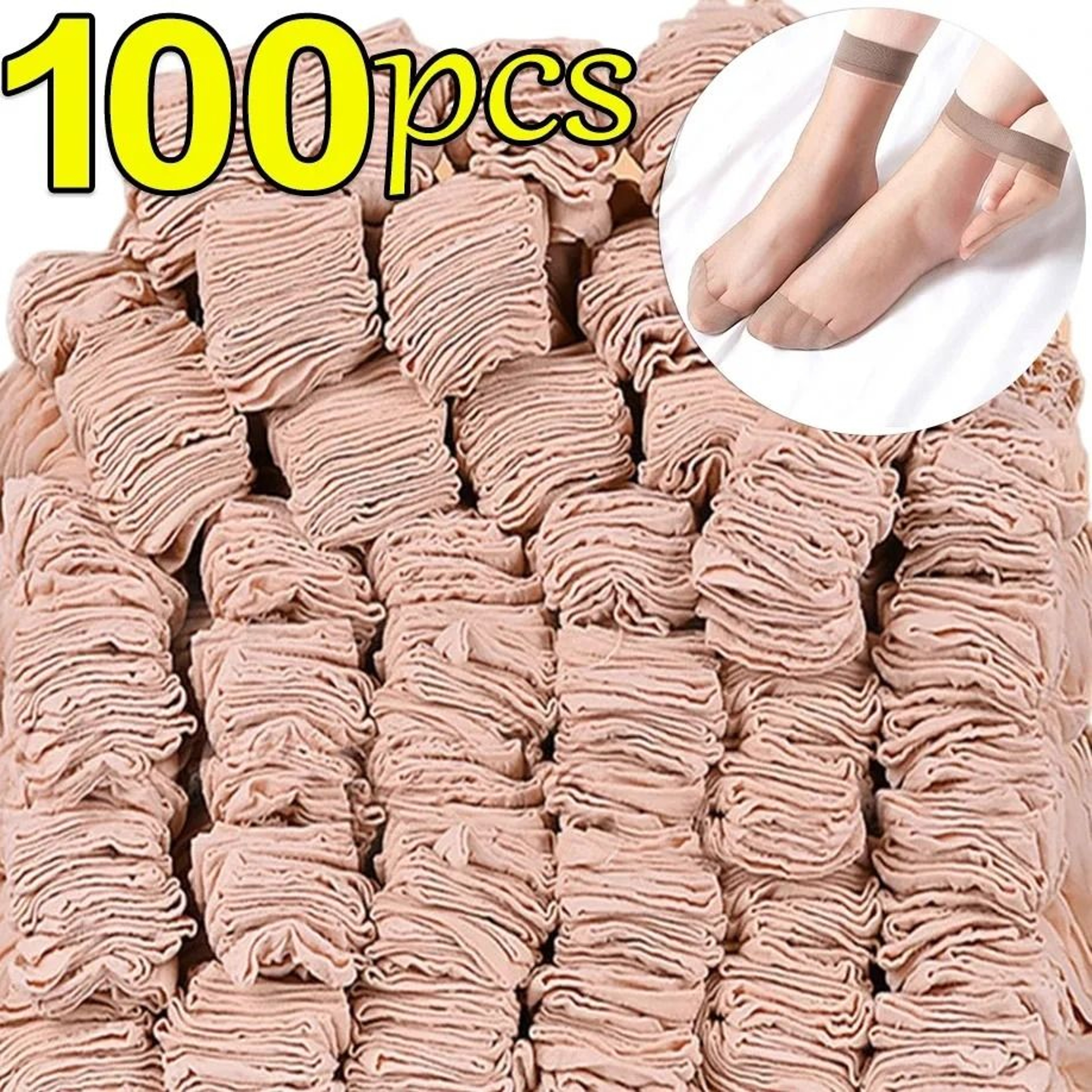 Ultrathin Transparent Nylon Ankle Socks For Women Summer Multipack 0