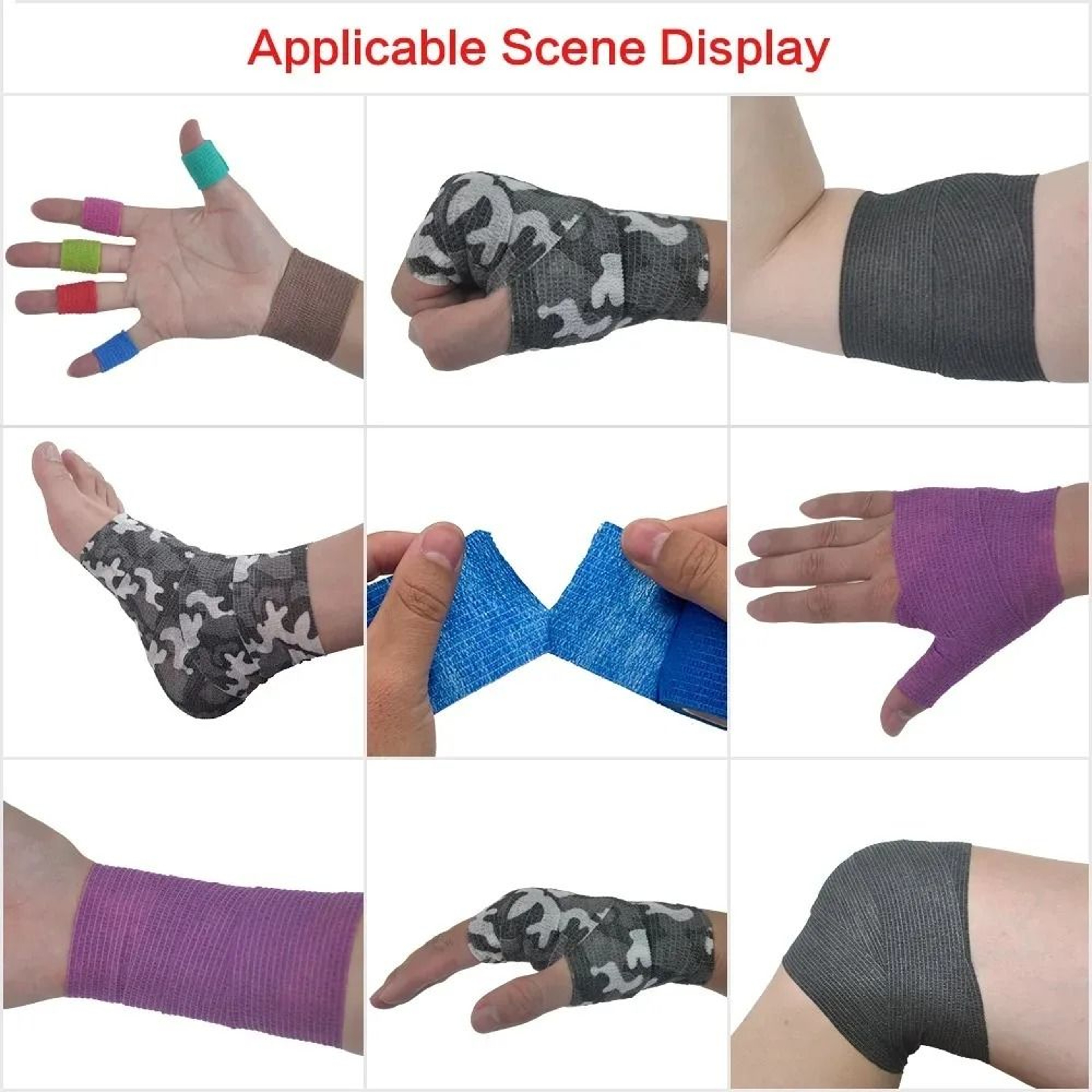 Waterproof Camouflage Self Adhesive Wrap Tape For Hunting Camping And Outdoor Gear Protection 21