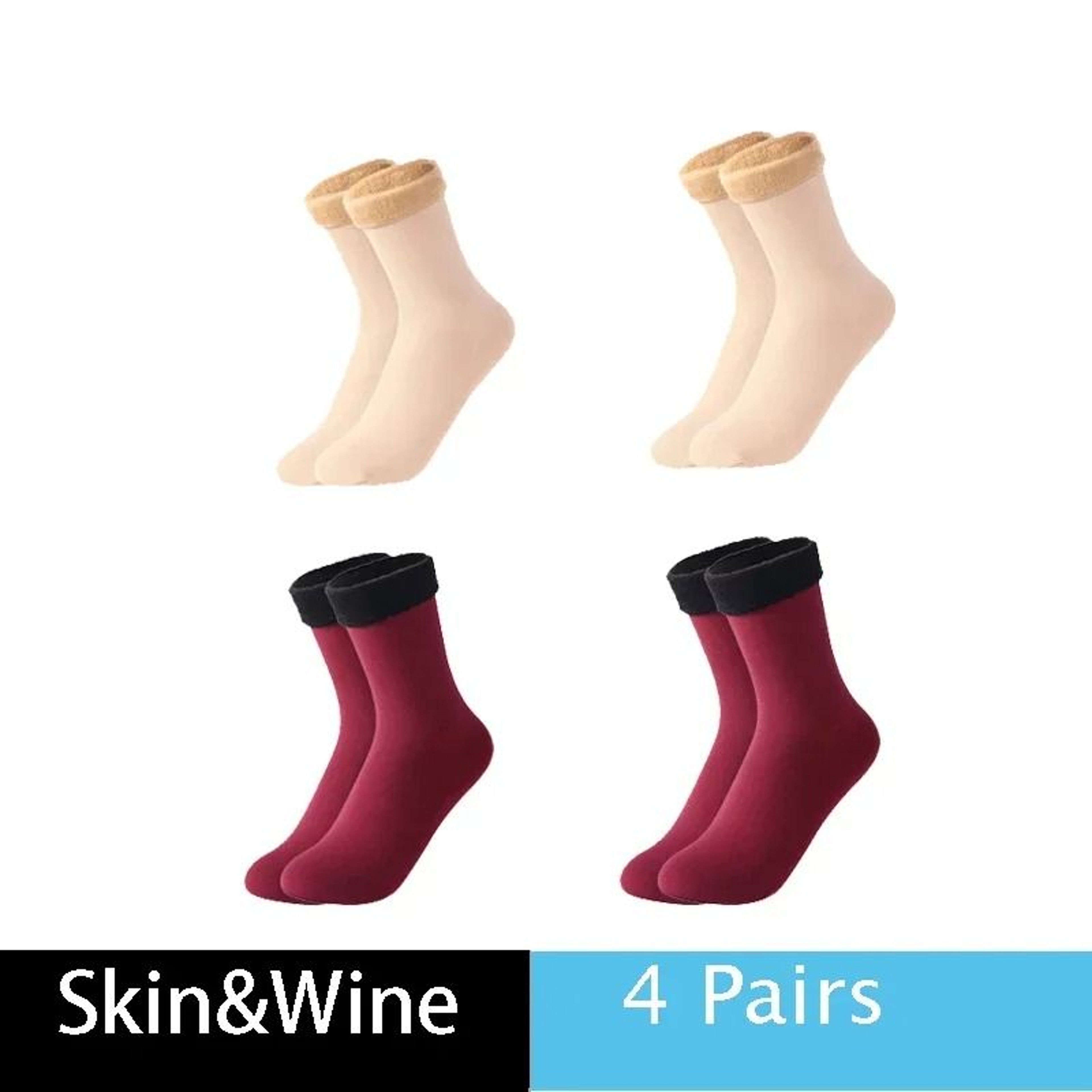 CozyStep Wool Blend Thermal Socks For Women 15