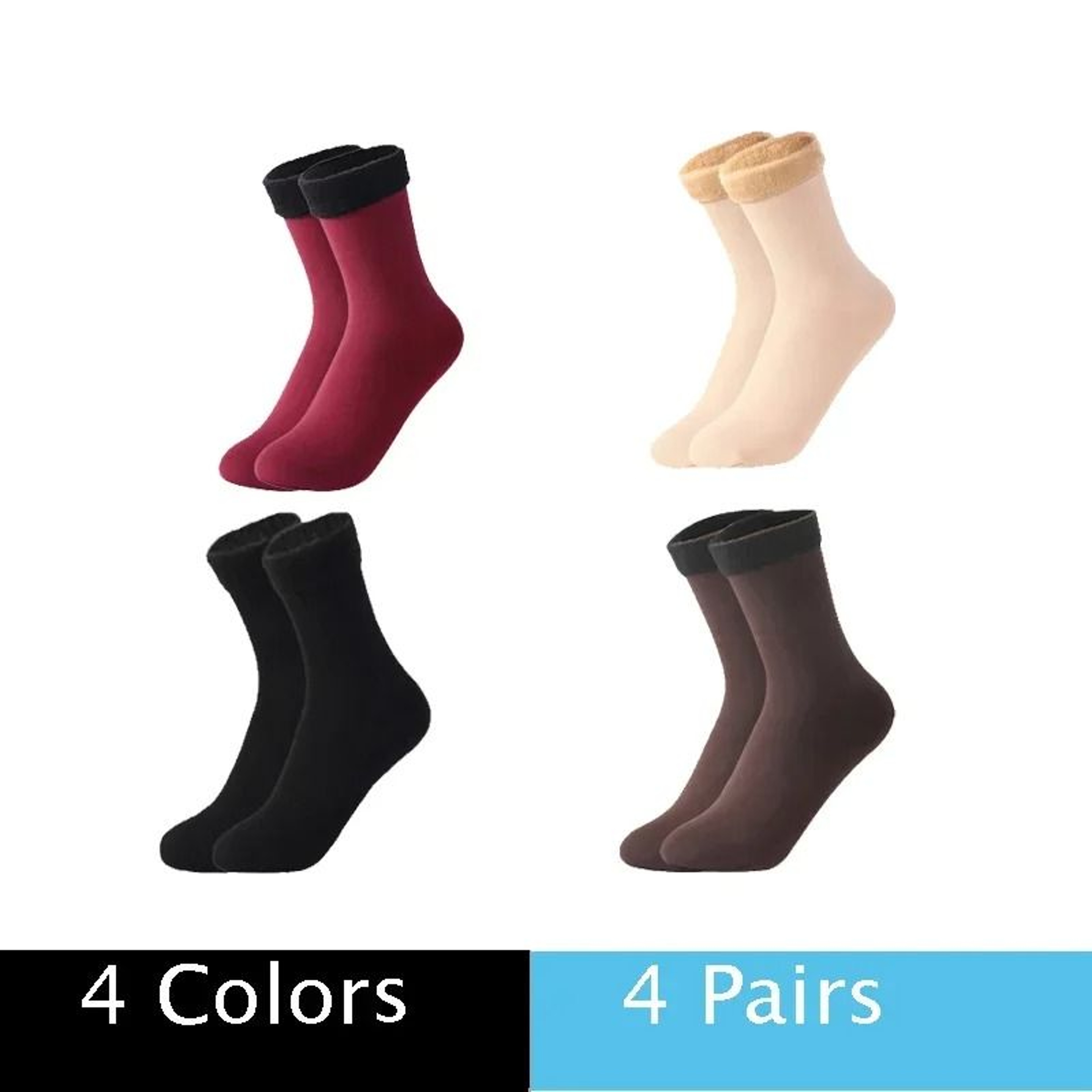 CozyStep Wool Blend Thermal Socks For Women 17