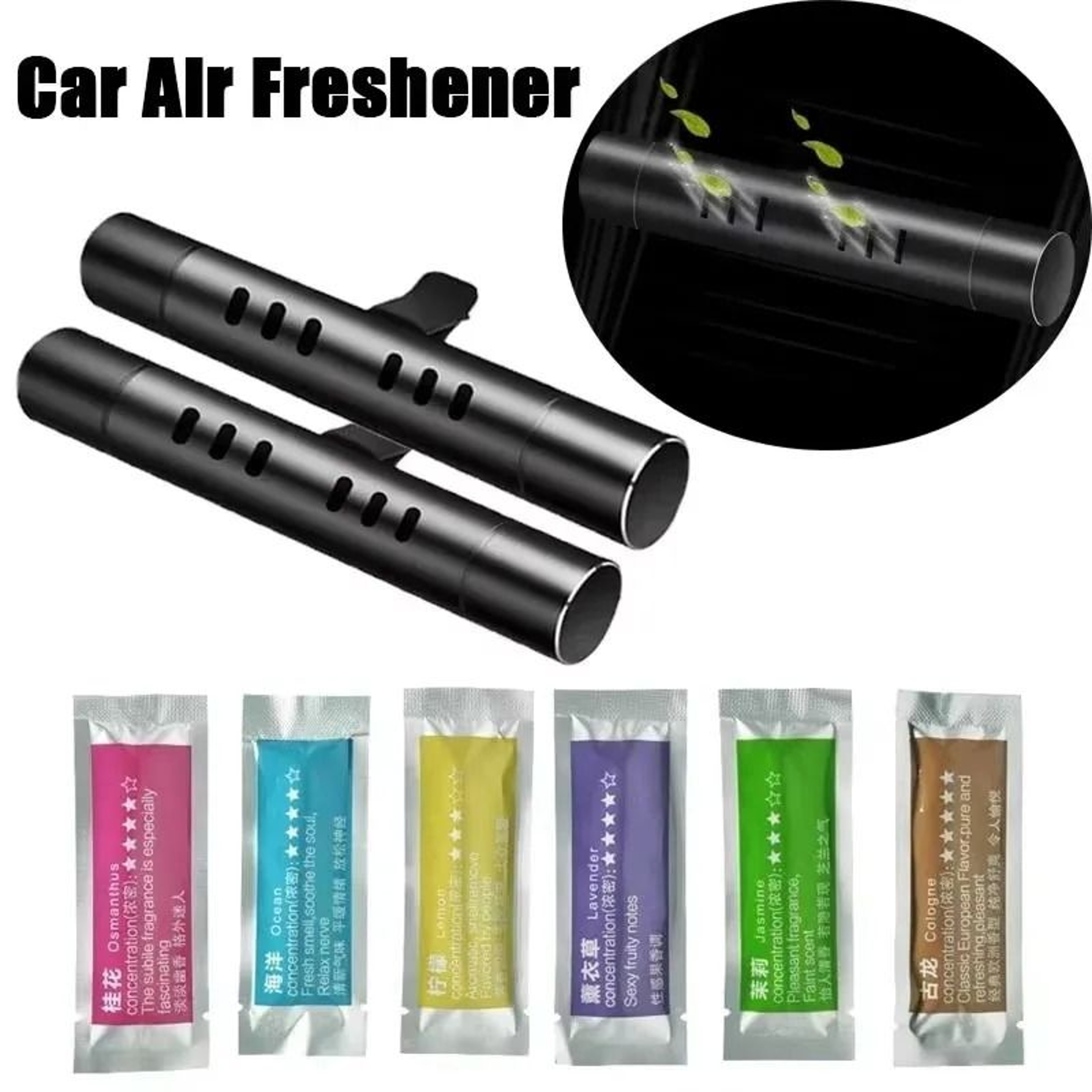 FreshDrive Car Air Vent Perfume Clips 10