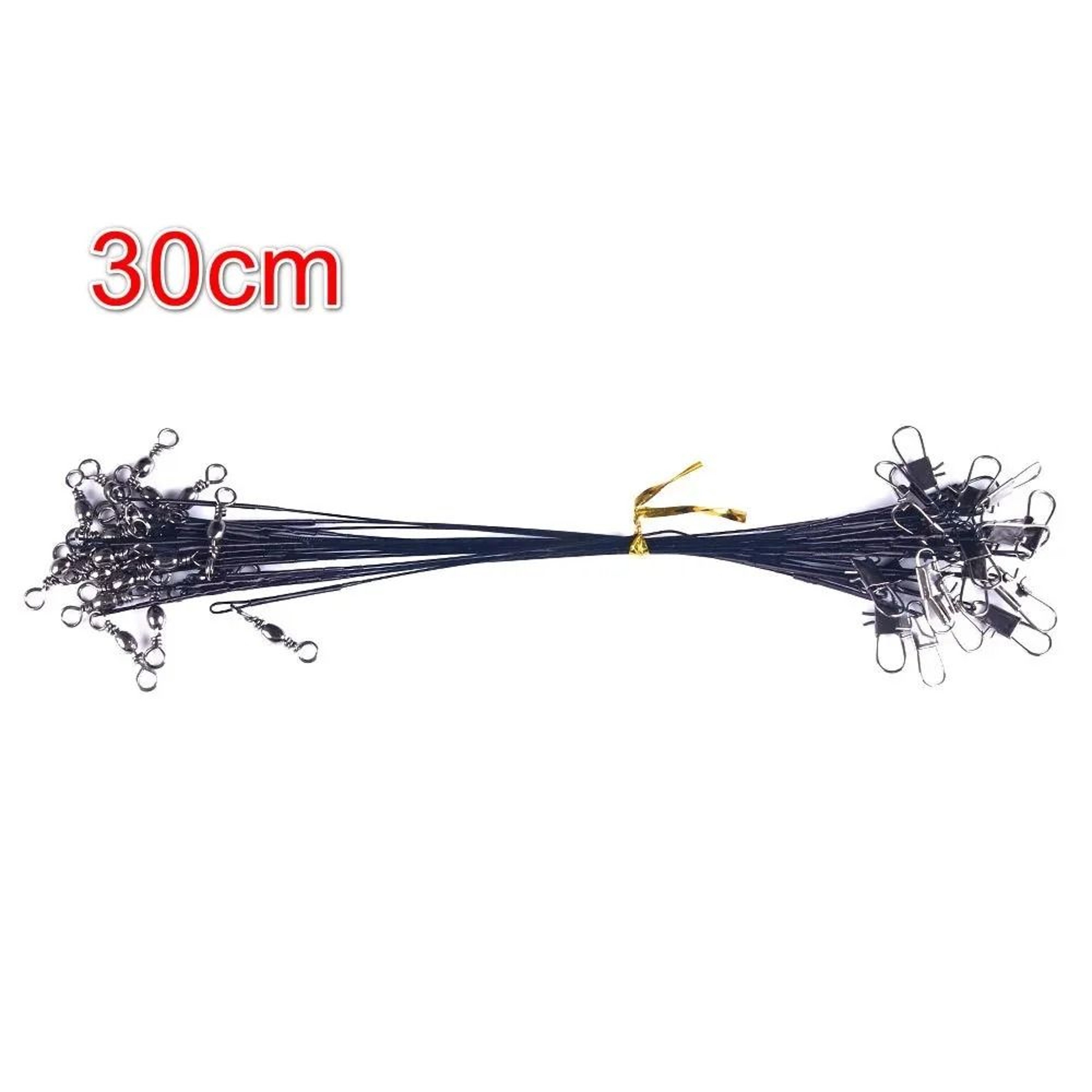 Anti Bite Steel Wire Fishing Leaders With Swivel 10