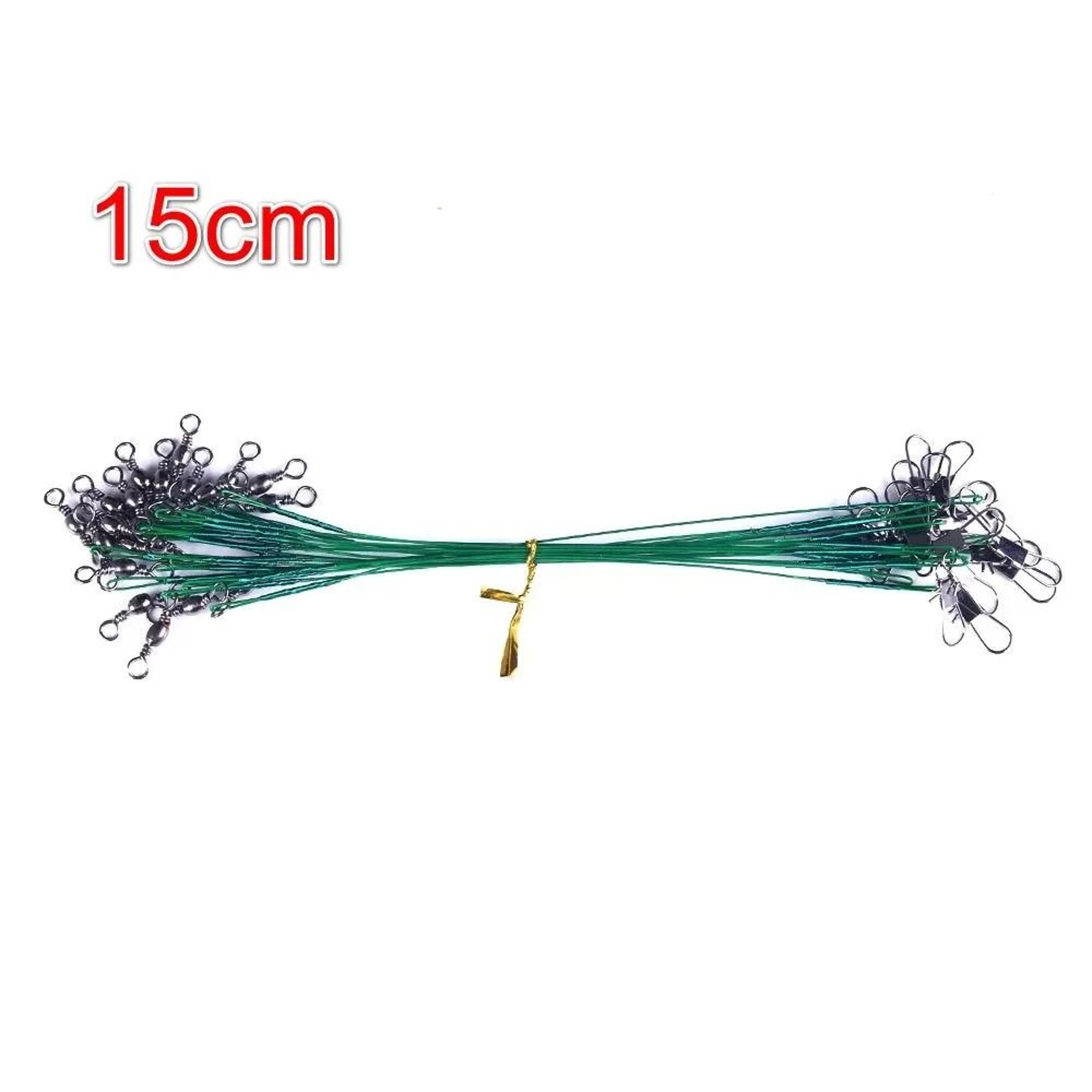 Anti Bite Steel Wire Fishing Leaders With Swivel 2