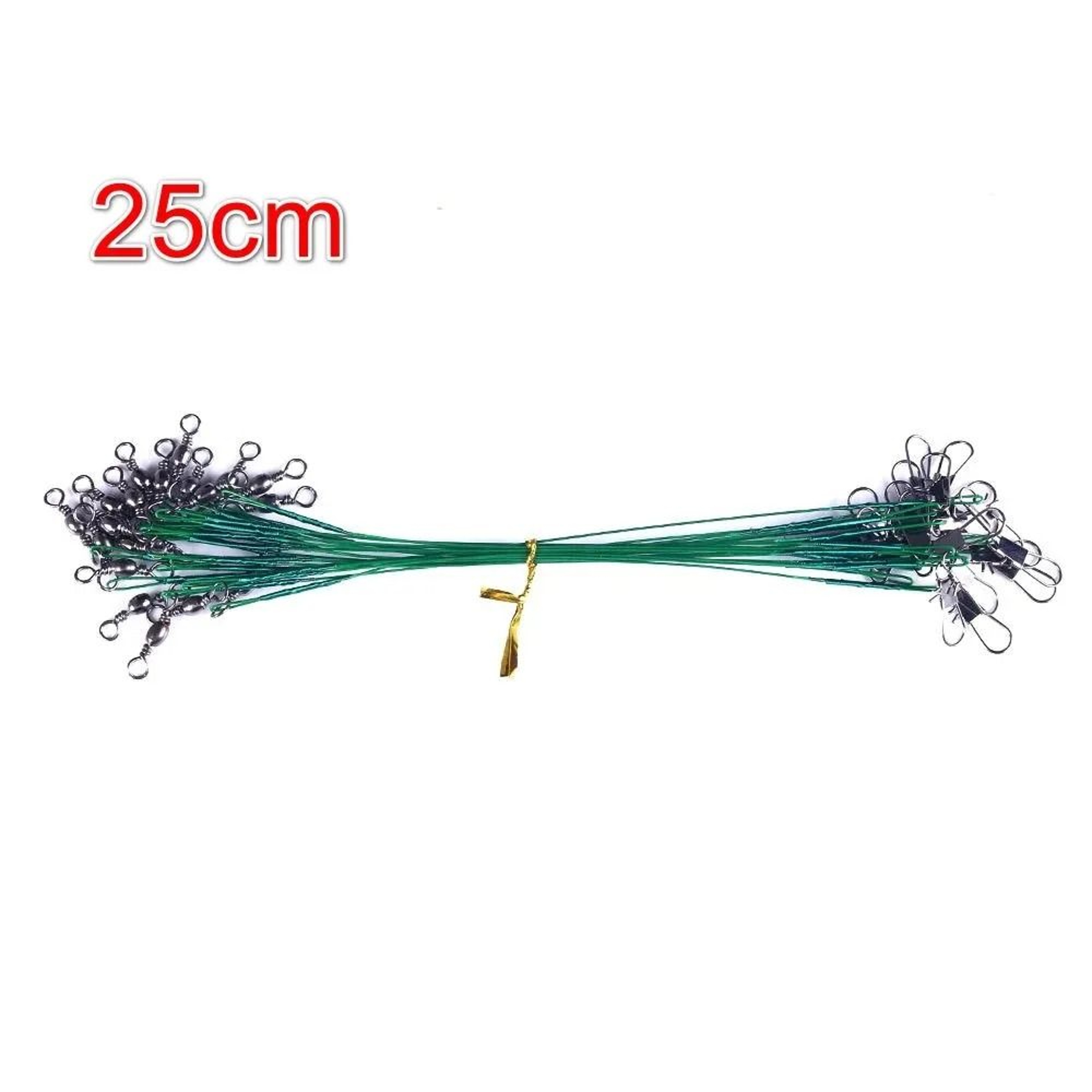 Anti Bite Steel Wire Fishing Leaders With Swivel 8
