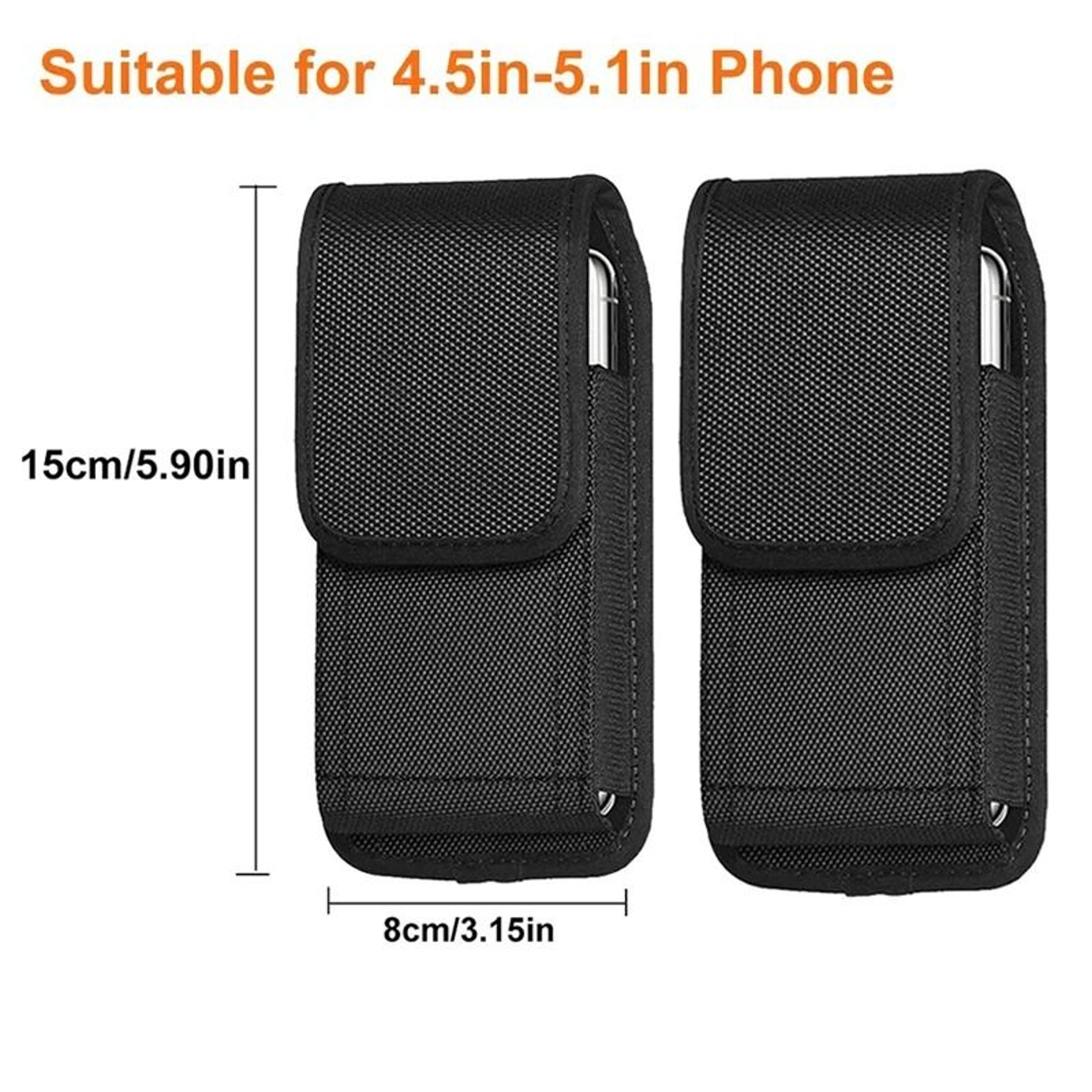 Rugged Tactical Phone Pouch And Nylon Belt Holster 6