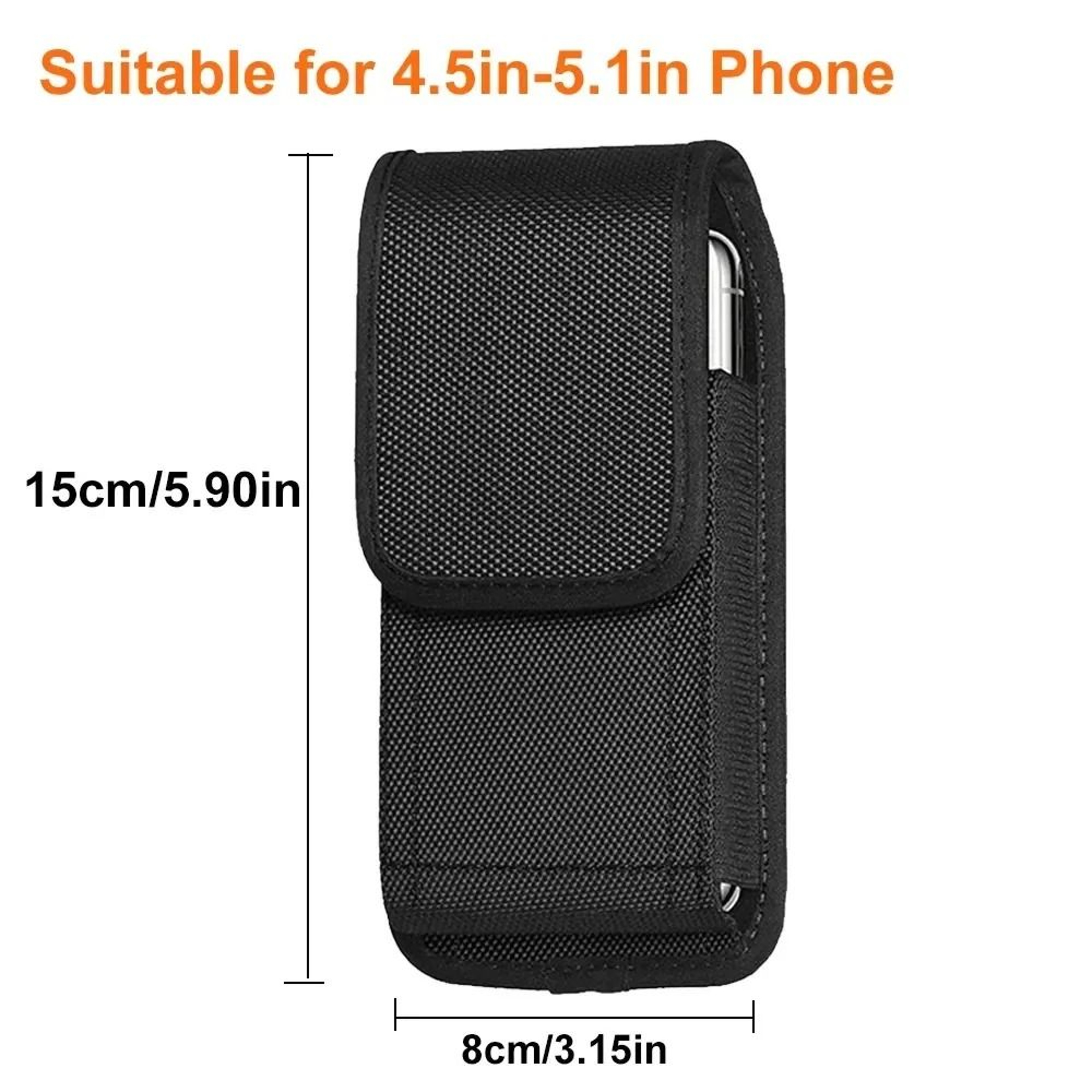 Rugged Tactical Phone Pouch And Nylon Belt Holster 2