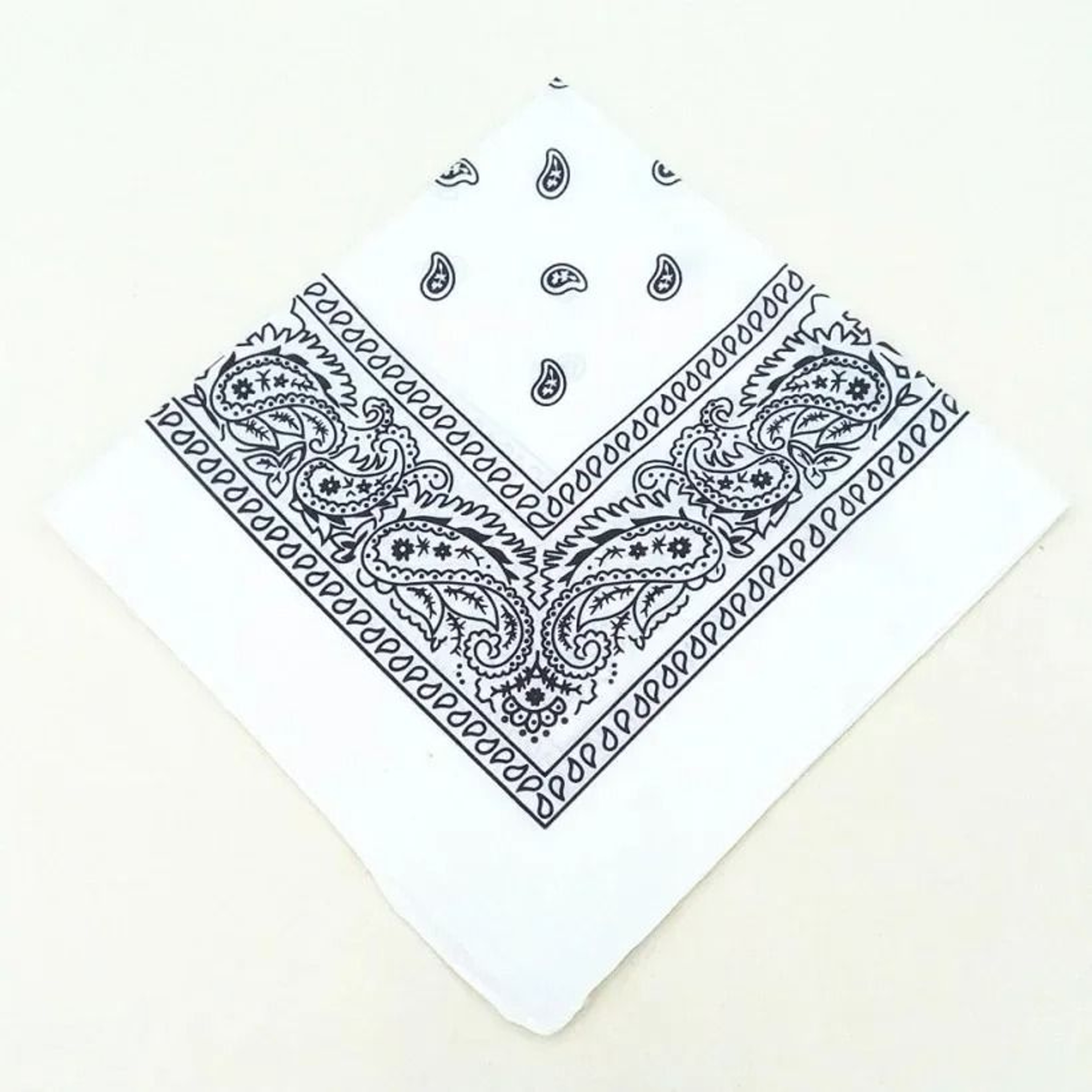 Classic Cotton Paisley Bandana Square Scarf 15
