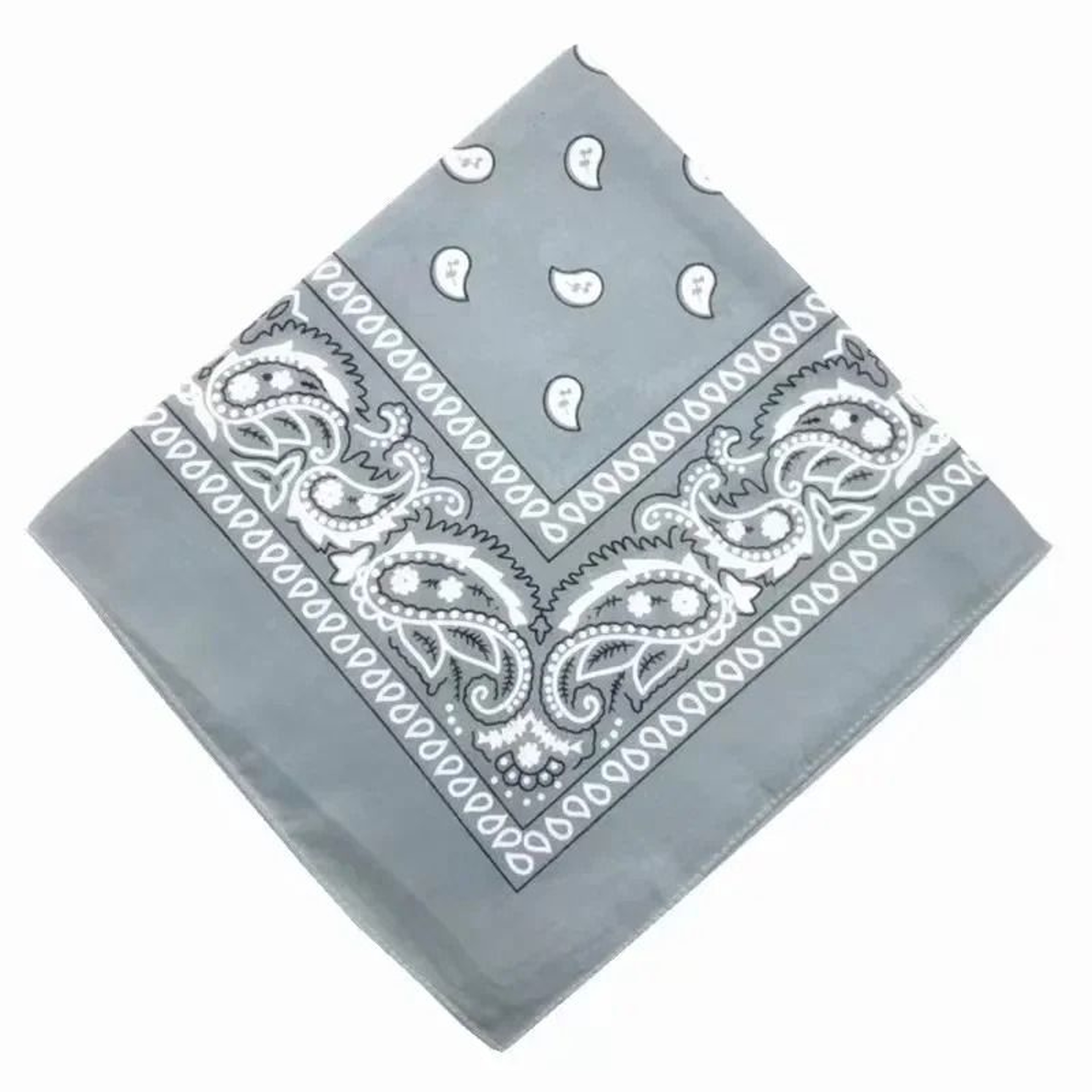 Classic Cotton Paisley Bandana Square Scarf 8