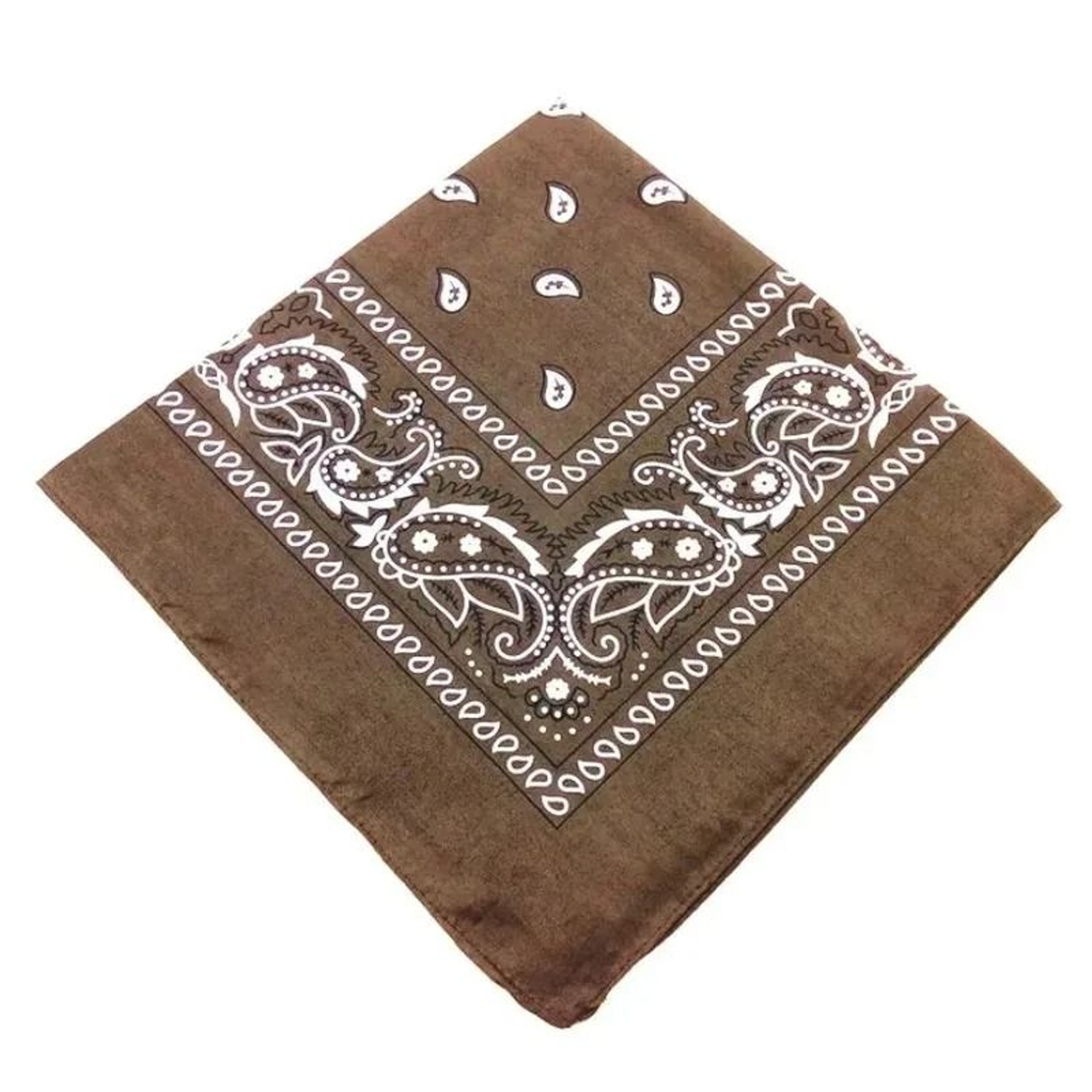 Classic Cotton Paisley Bandana Square Scarf 27