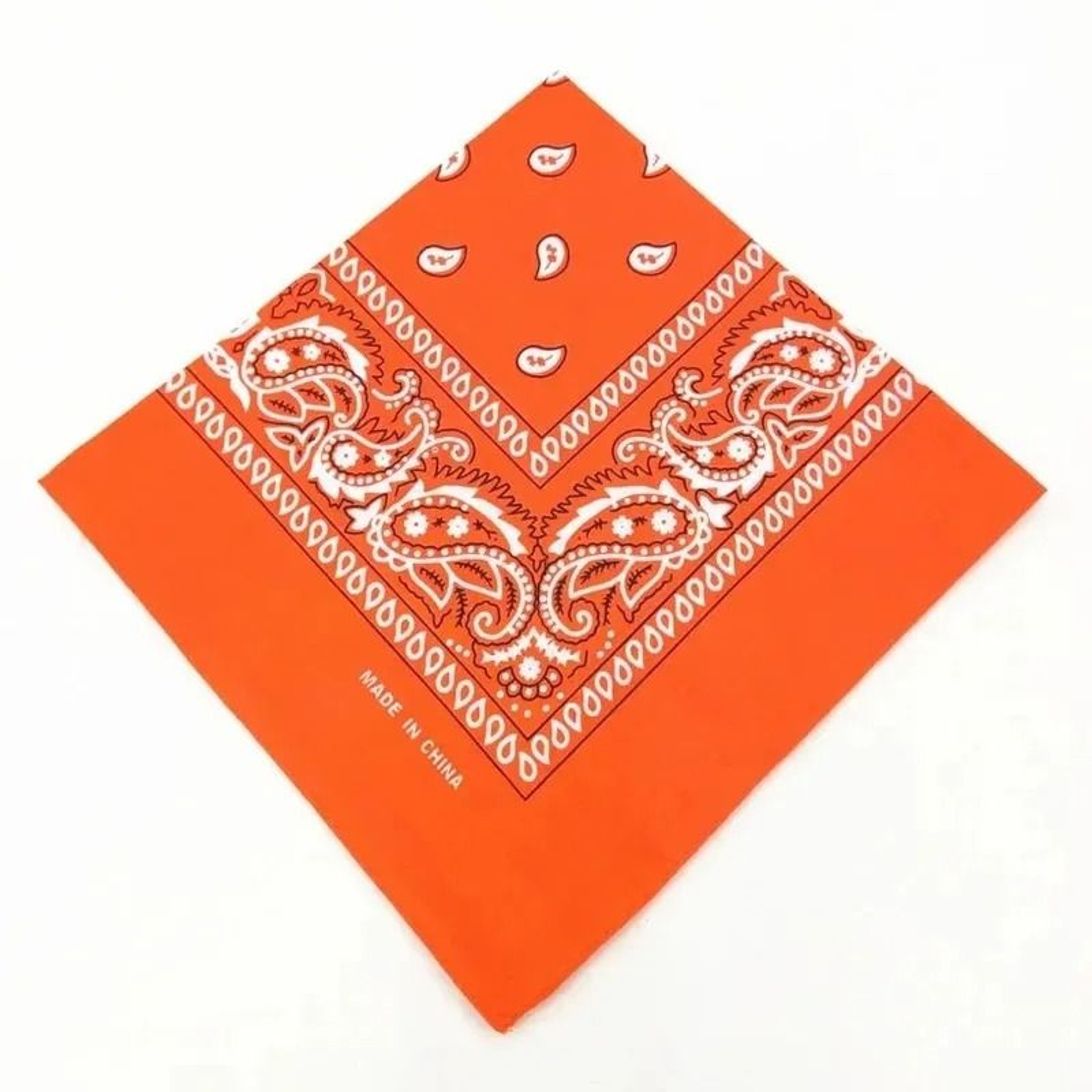 Classic Cotton Paisley Bandana Square Scarf 1